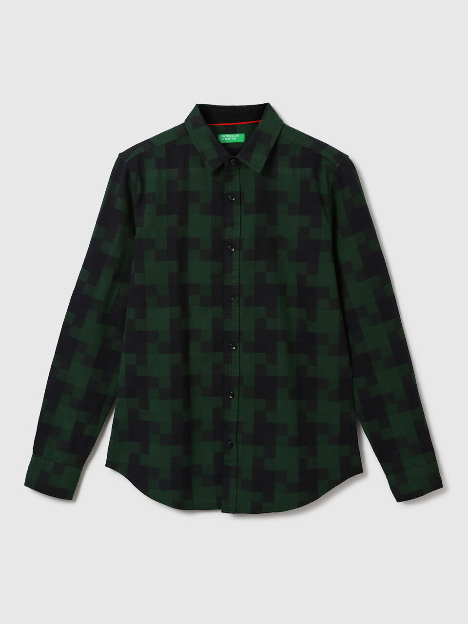 F/S EXPLODED HT CHECK SHIRT image number 1