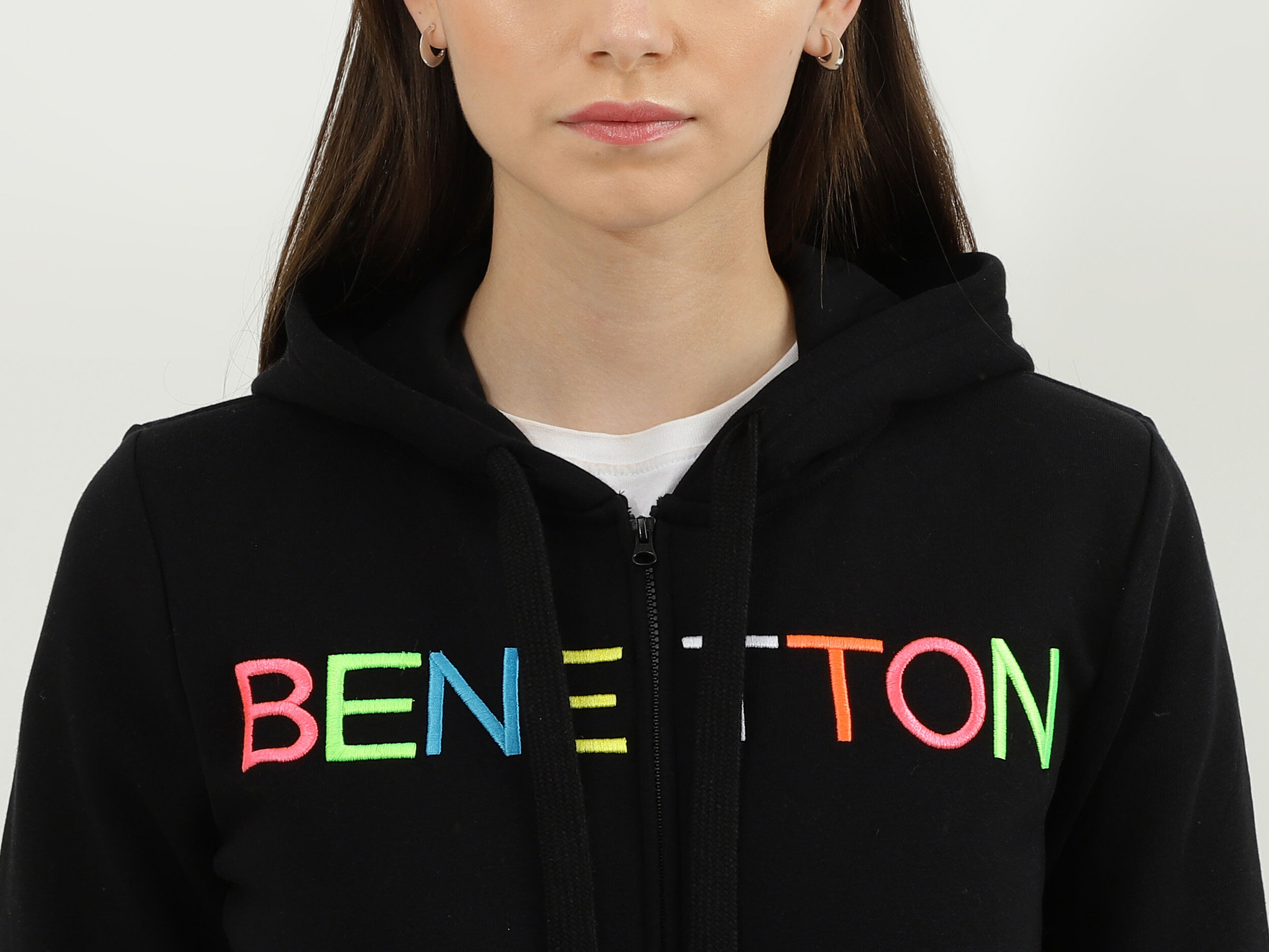 Benetton sweatshirt for ladies outlet