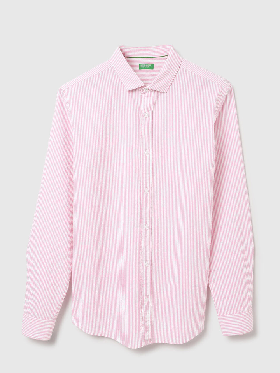 F/S SEER SUCKER STRIPE SHIRT image number 1