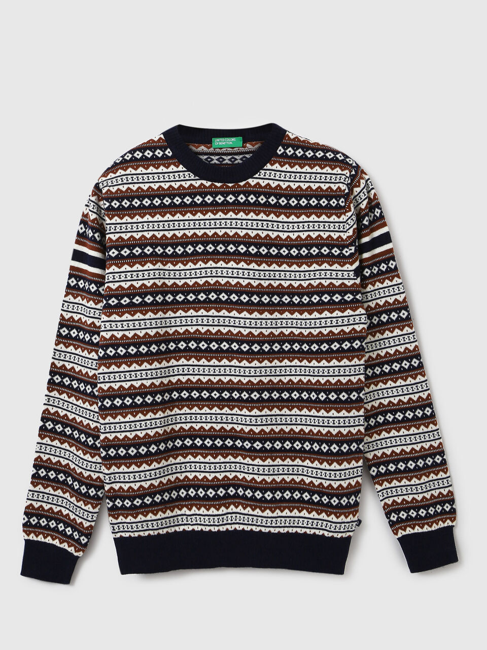ACROWOOL FAIR ISLE SWEATER image number 1