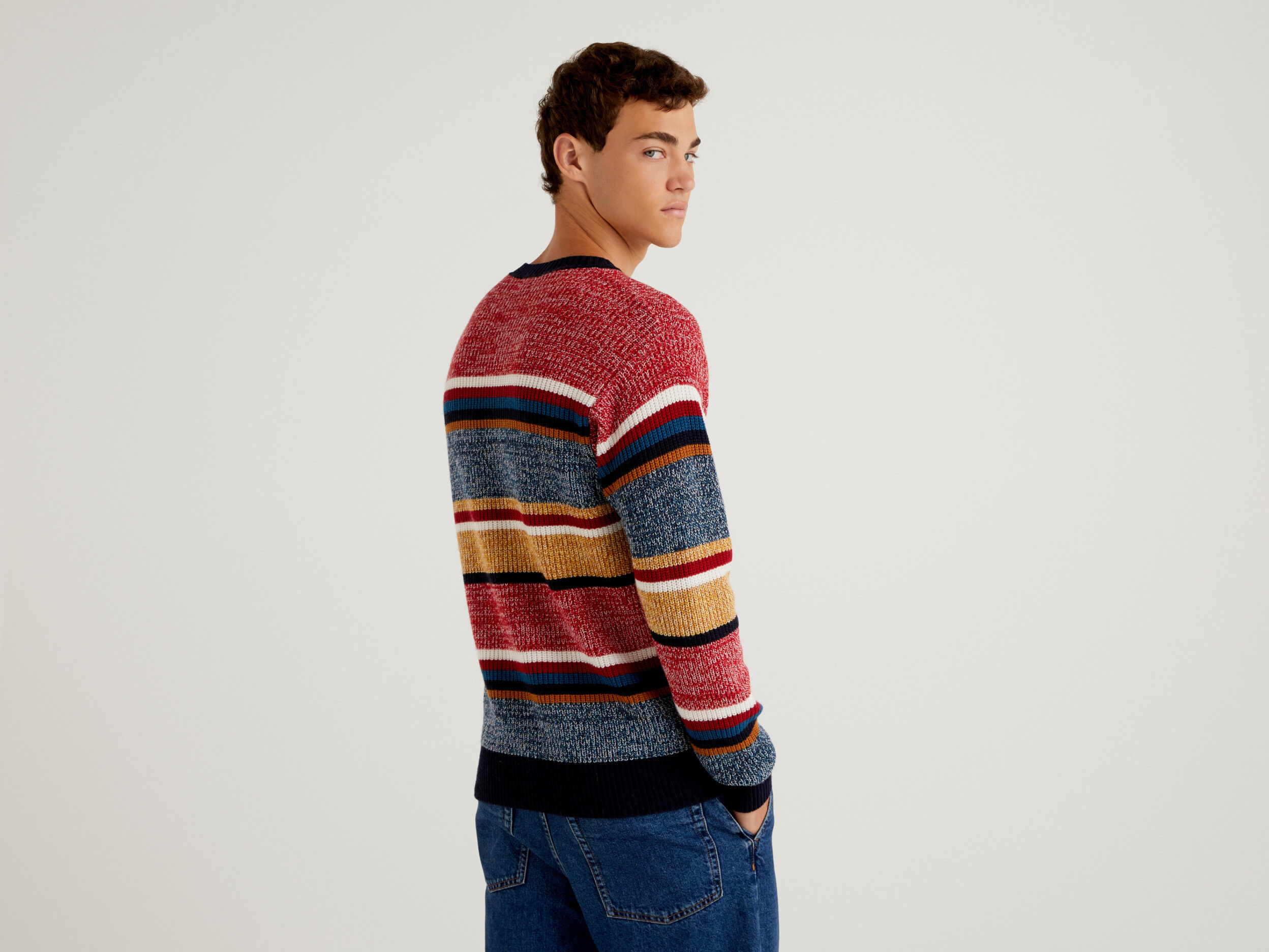 Multicolor sweater mens shop