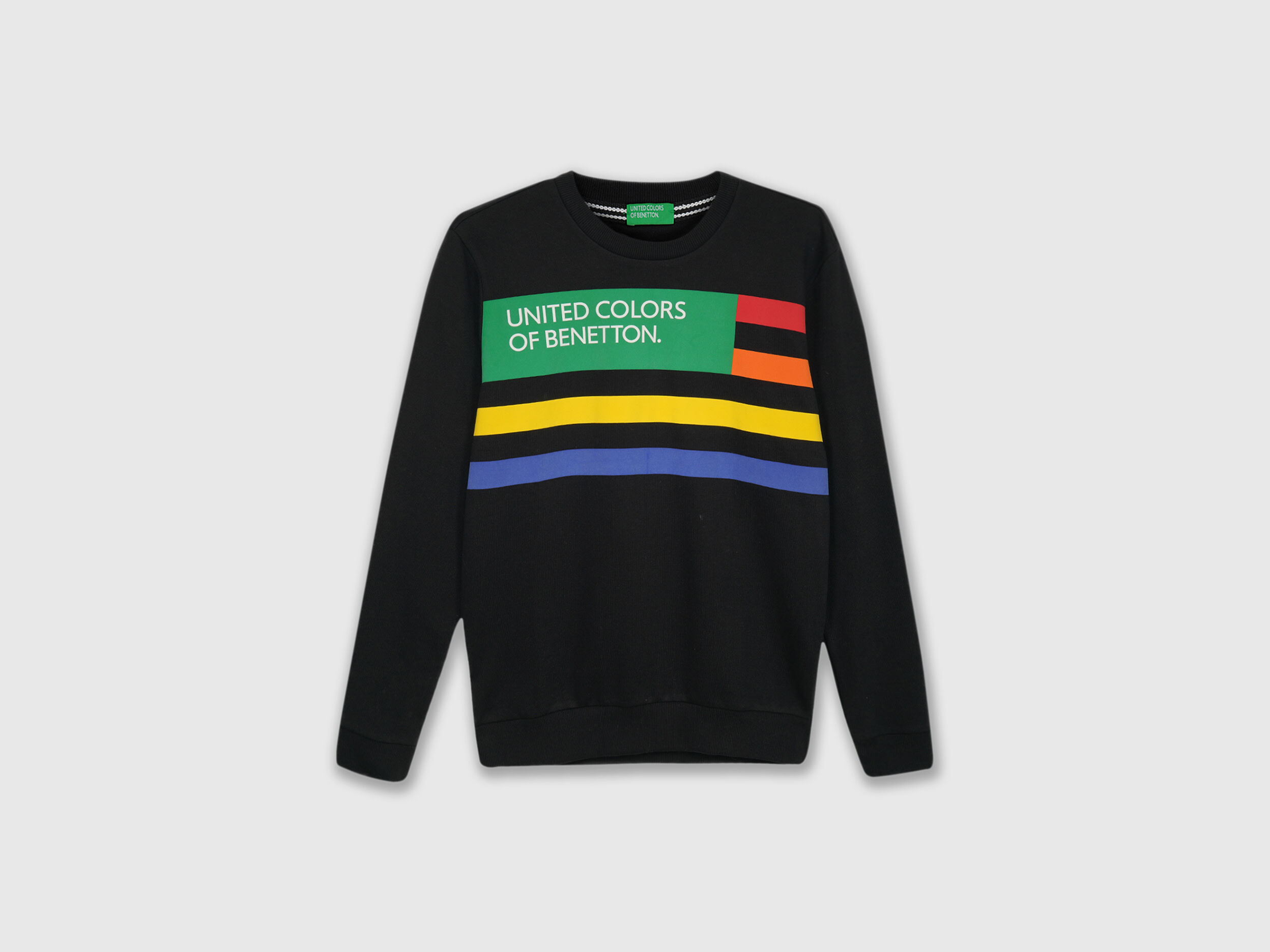 Benetton Flag Sweatshirt Black Benetton