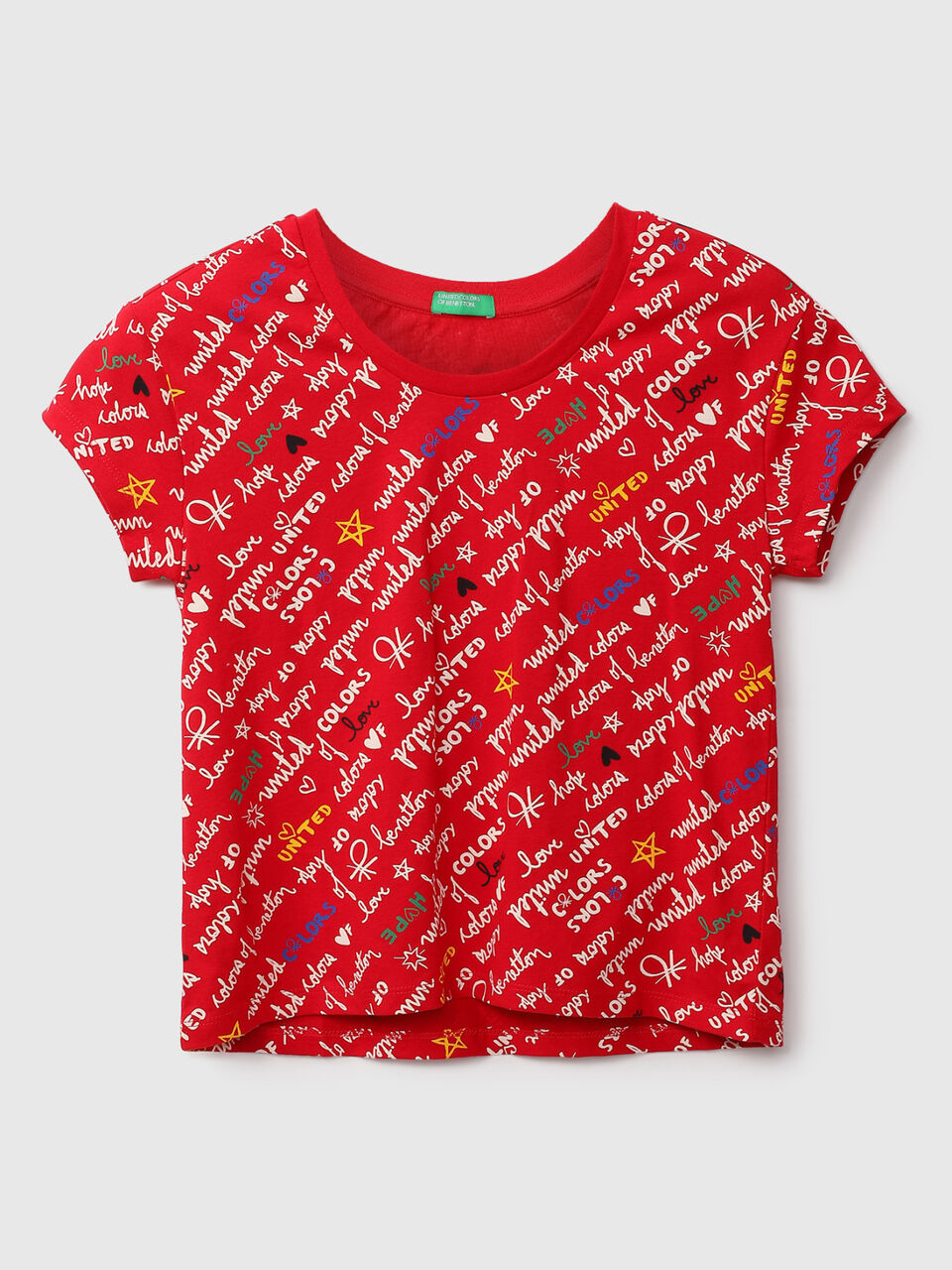 S/SLV TEE WITH PRINT image number 1