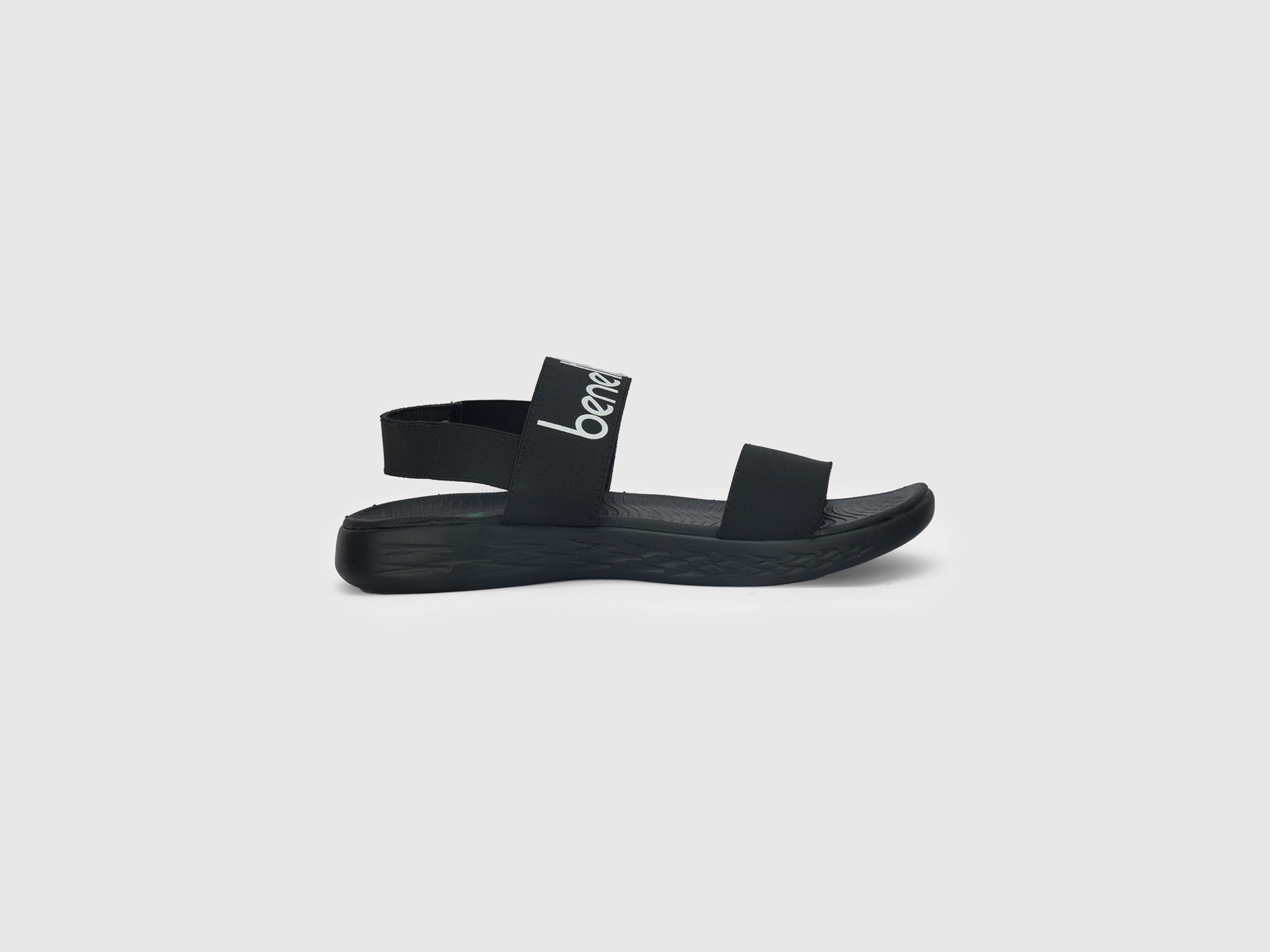 Elastic Sandals Black Benetton