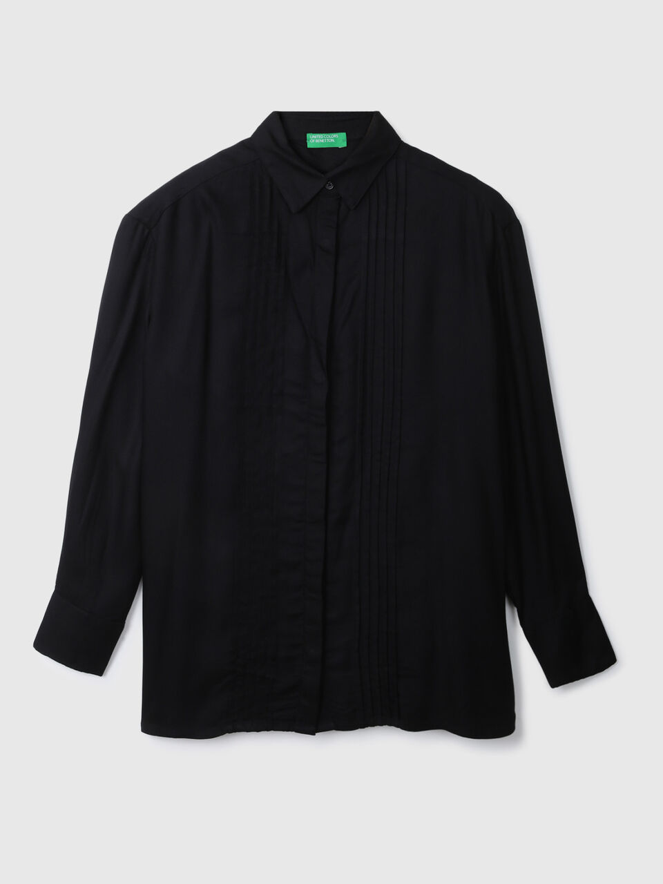 Full Sleeve Pintuck Pleated Shirt image number 1