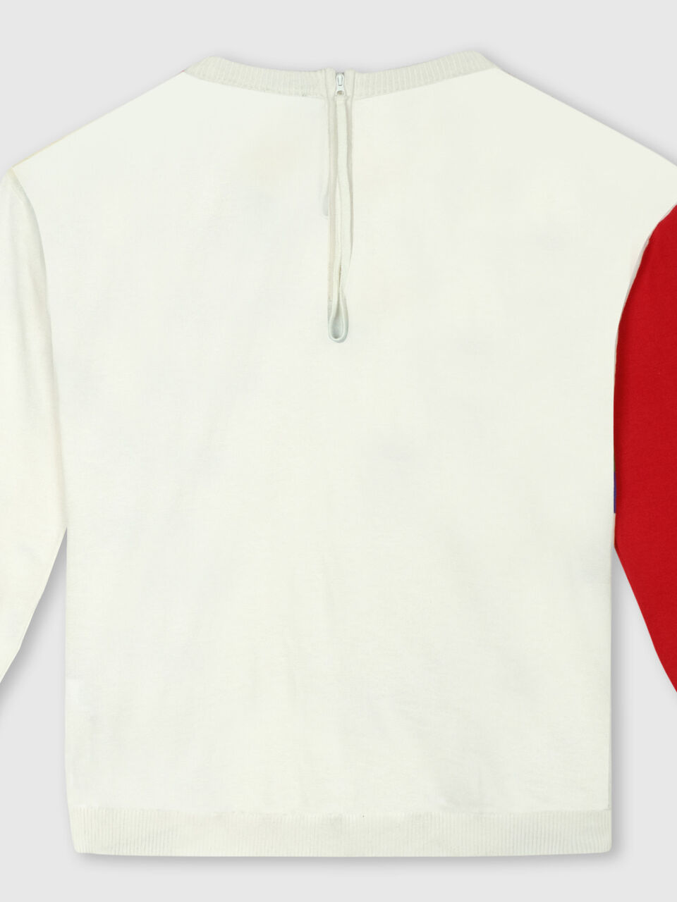 3/4th sleeved top with zipper at back image number 2