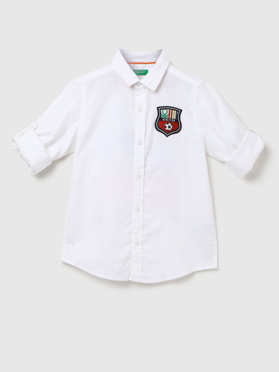 Oxford shirt with GOAL print at back image number 1