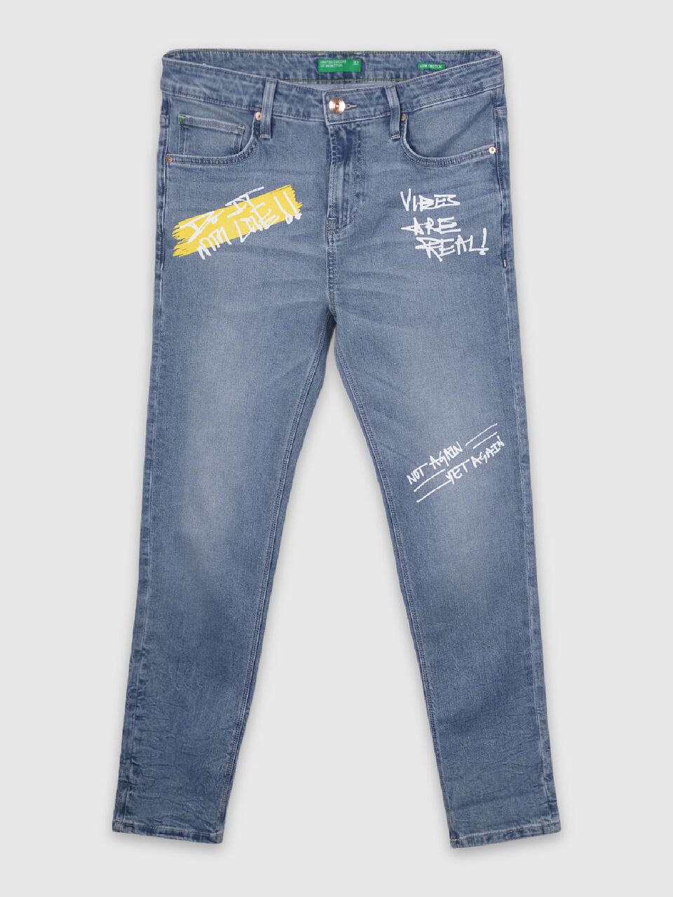 Graffiti Print Jeans image number 1