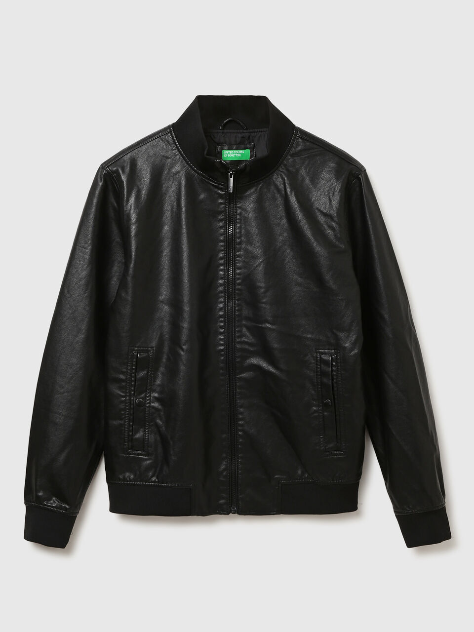 BASIC PU JACKET image number null