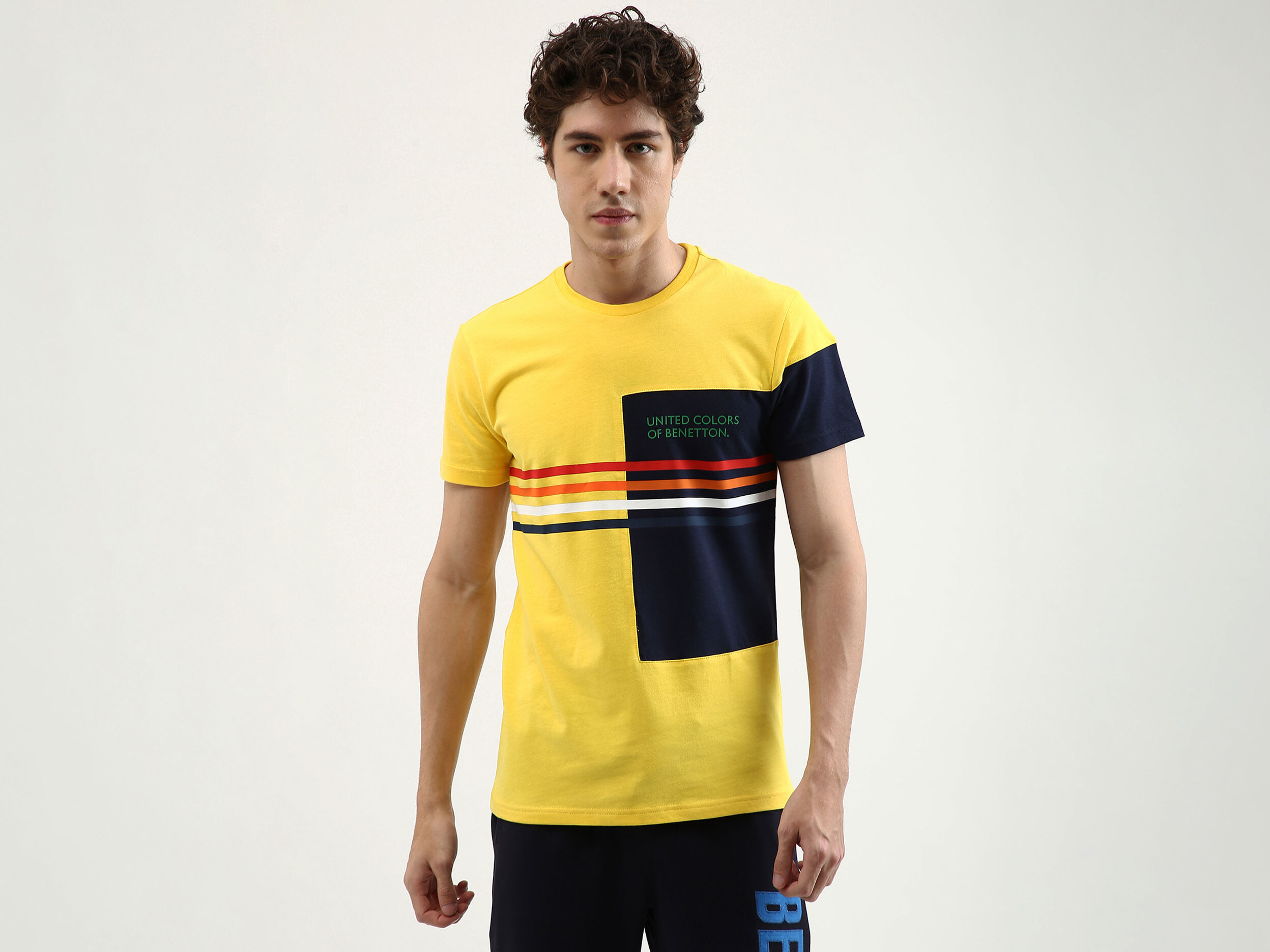 Yellow T Shirt Yellow Benetton