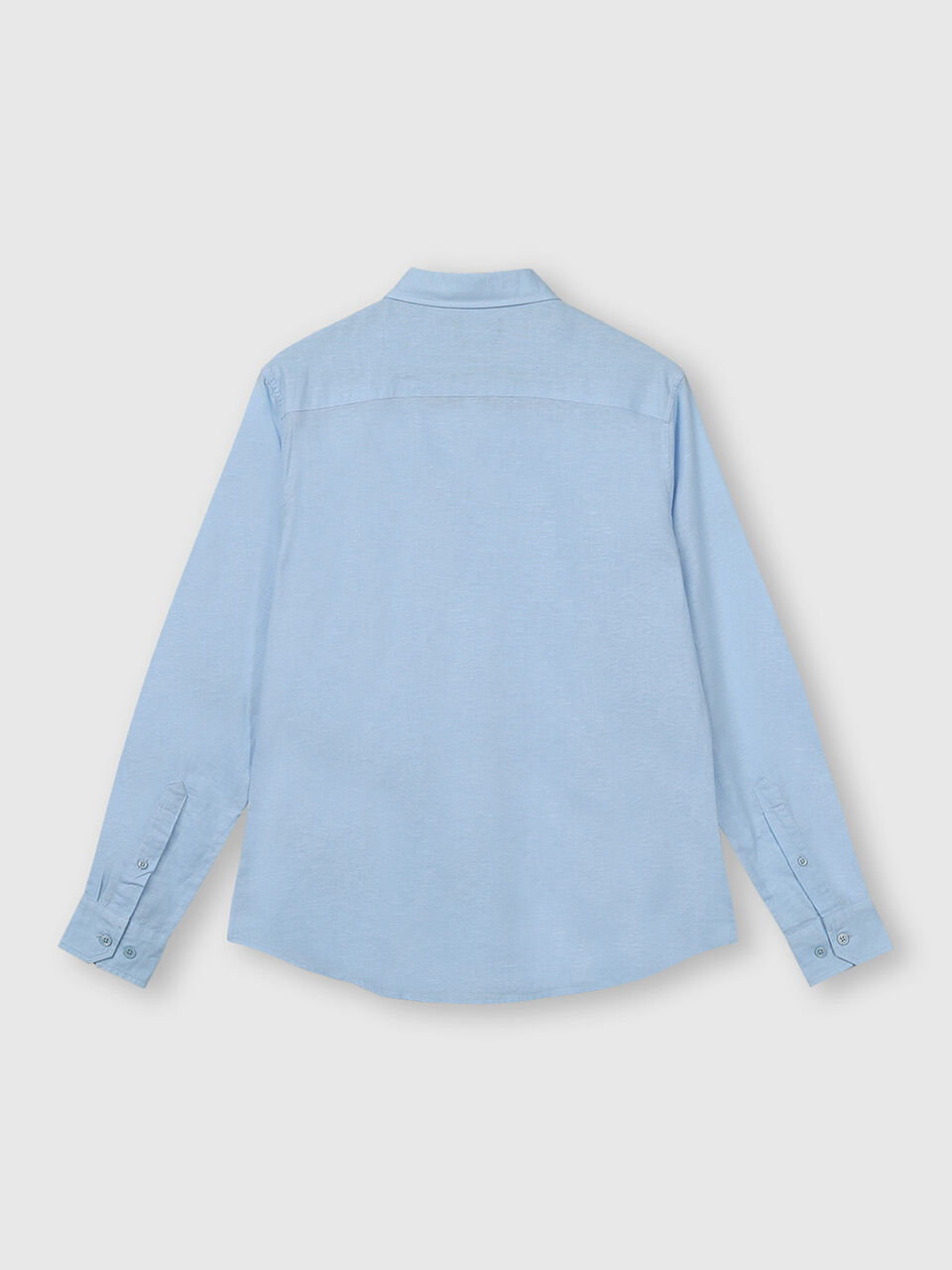 Long Sleeve Linen Blend Shirt image number 2
