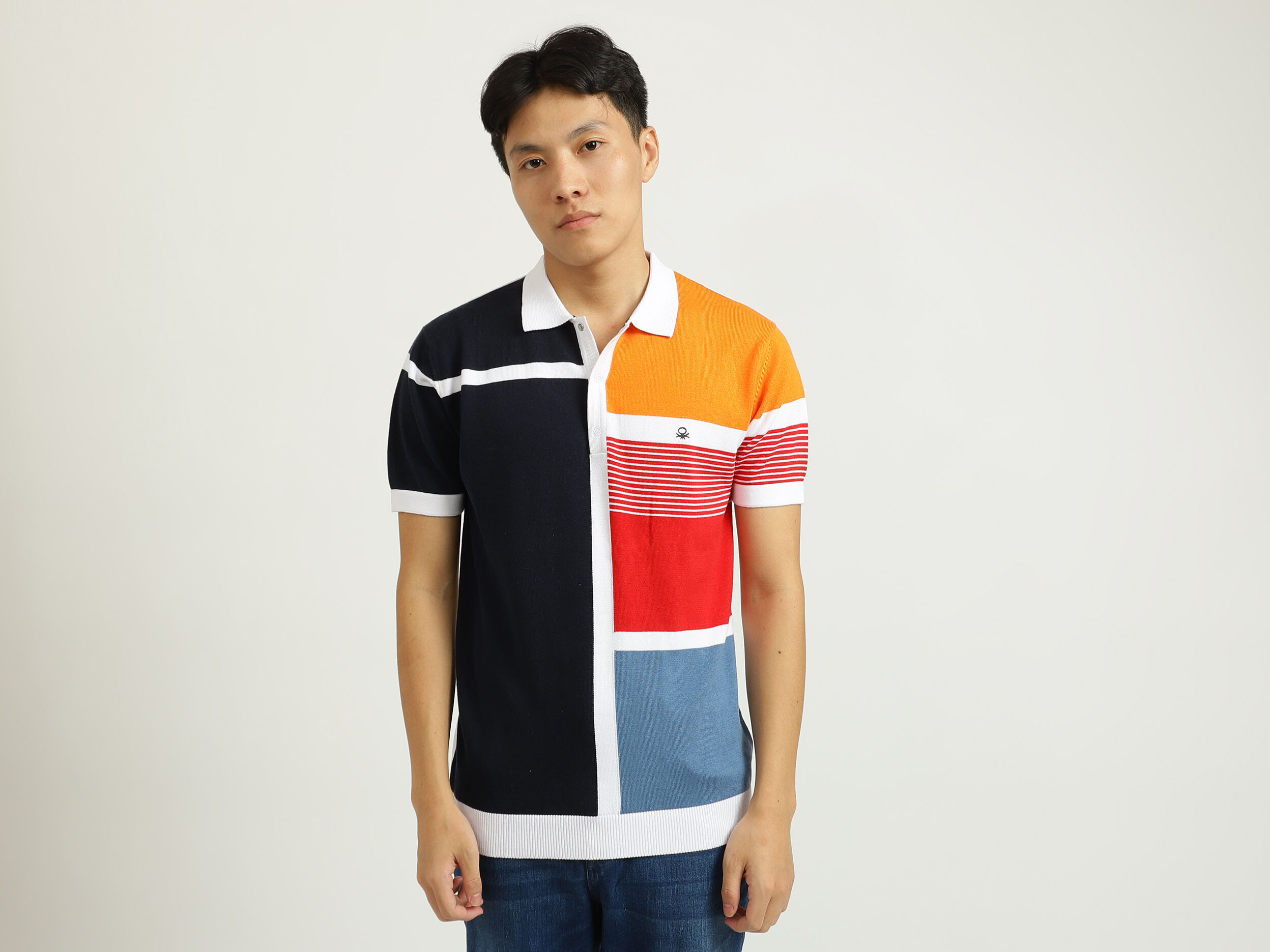 Benetton polo t shirts online new arrivals