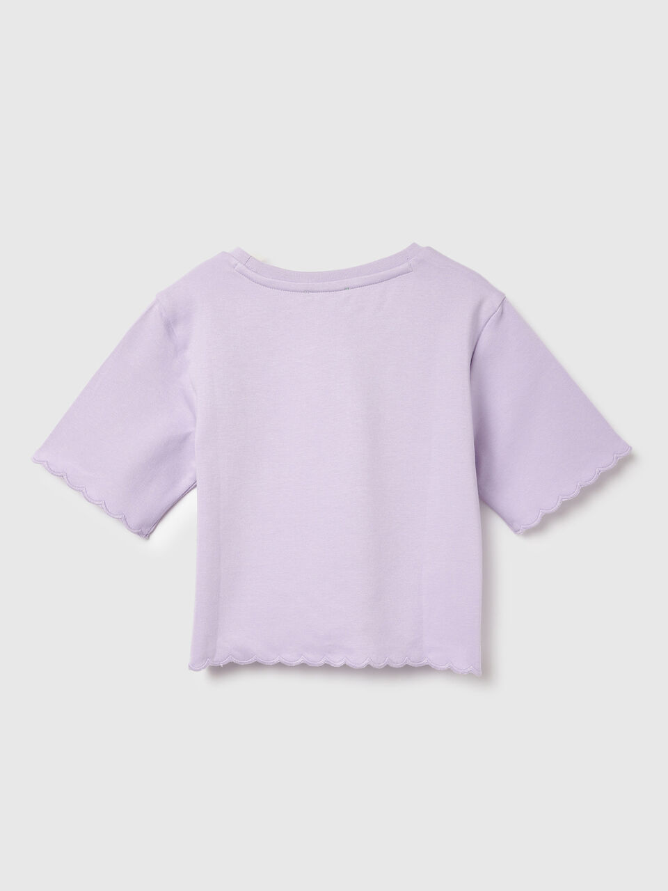 INTERLOCK T-SHIRT WITH PLUTCH EMBROIDERY image number 2