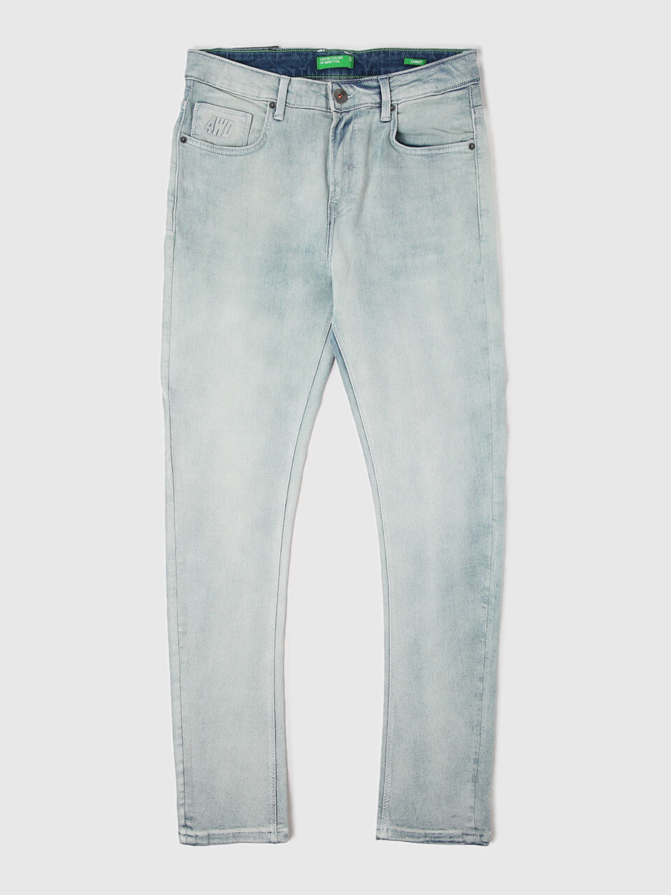 Carrot Fit Blue Cloud Trouser-Solid image number 1
