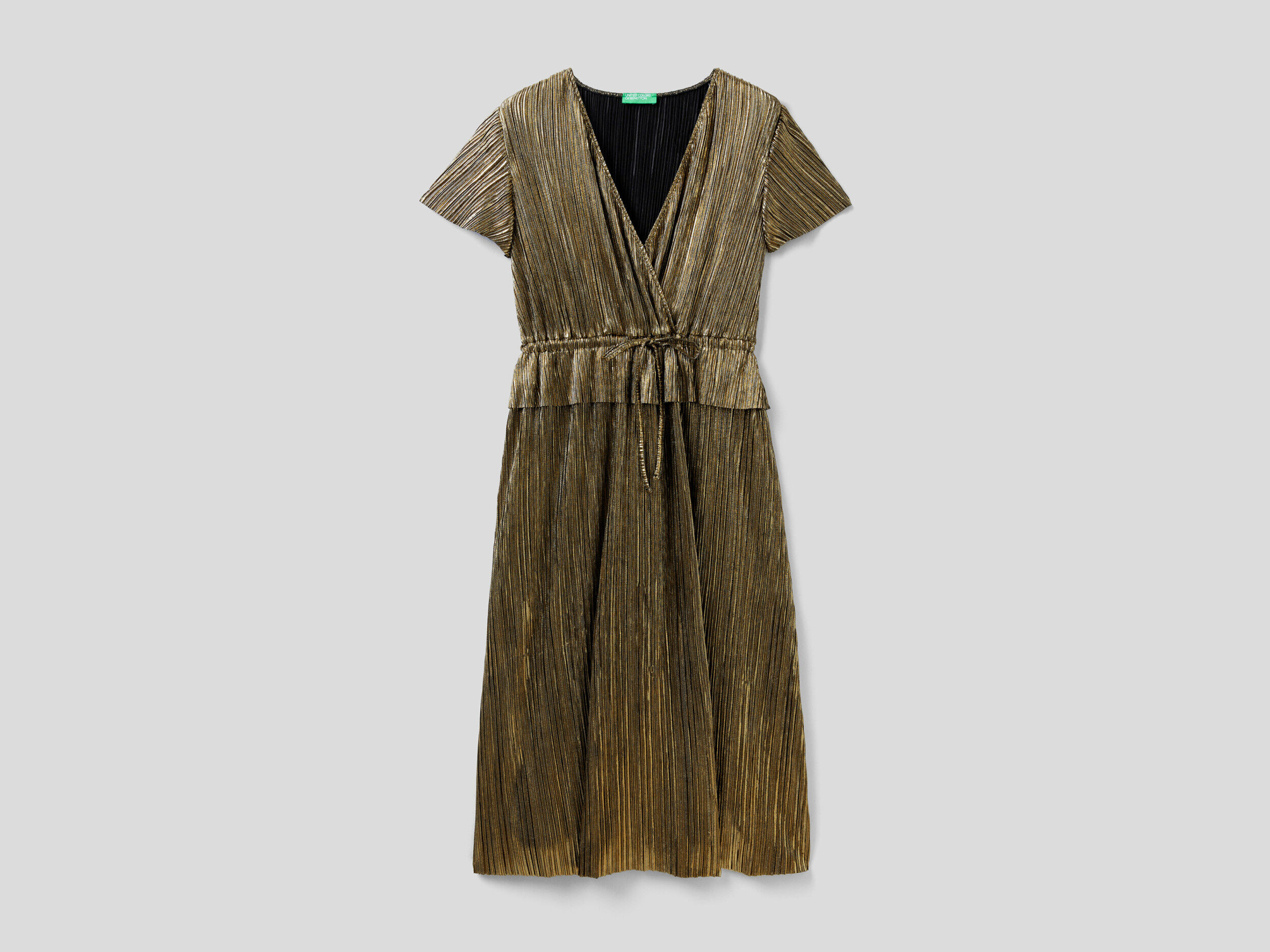 Striped v neck dress new arrivals