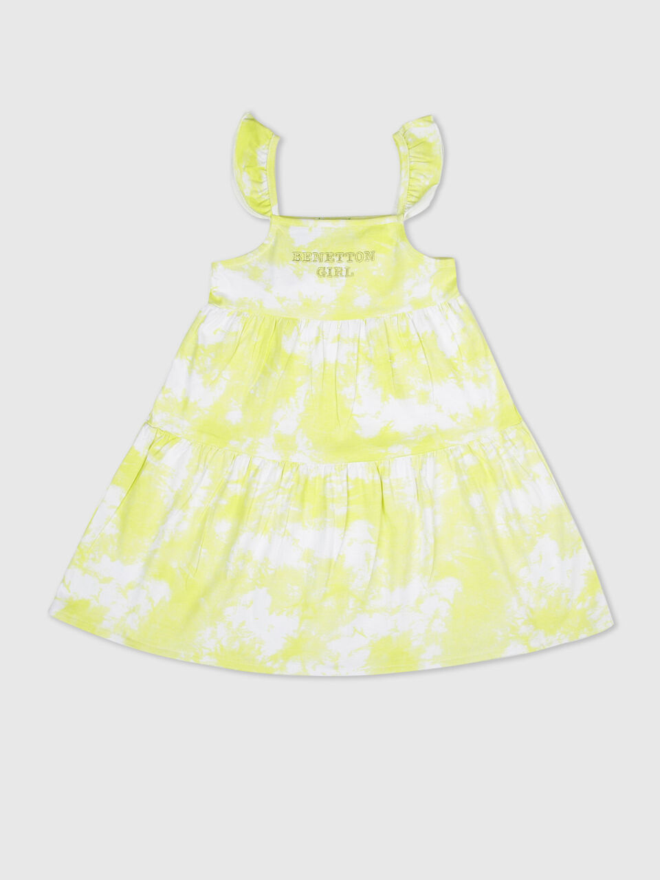 Tie-Dye DreShort Sleeve With Lurex Emb. image number 1