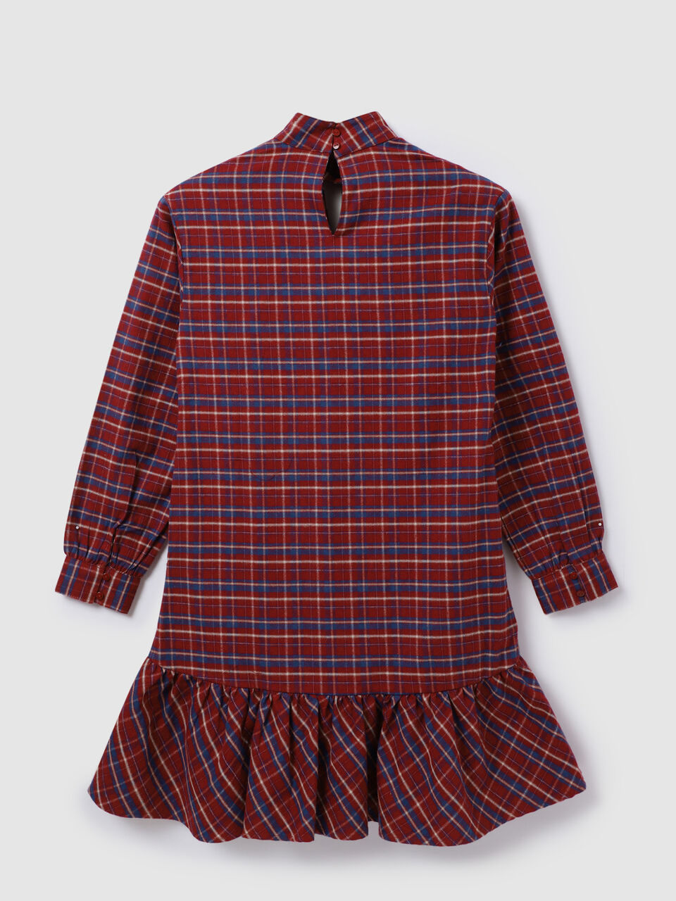 F/S FLANNEL DRESS WITH DROP WAIST image number 2