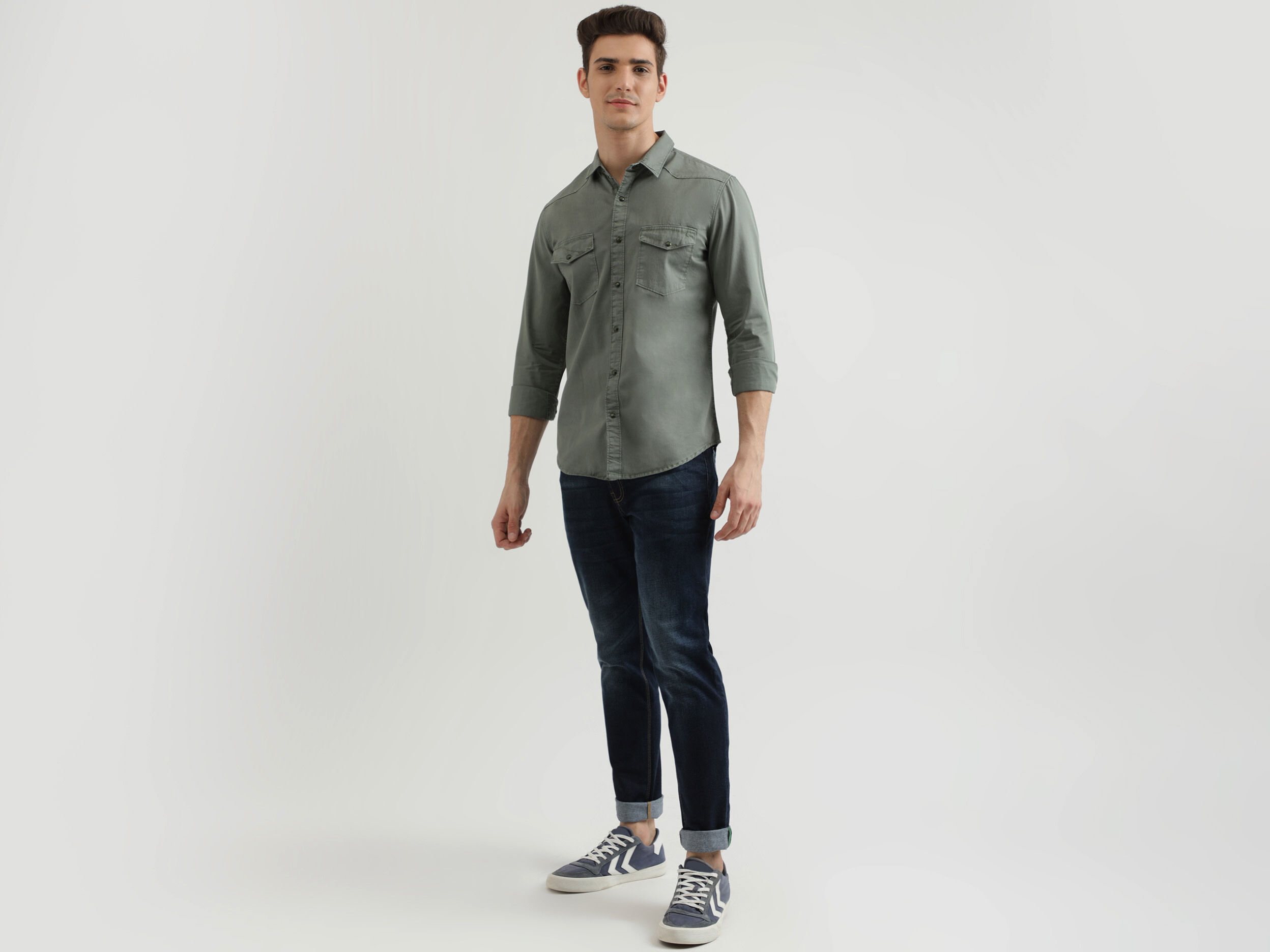 Ucb olive green shirt cheap