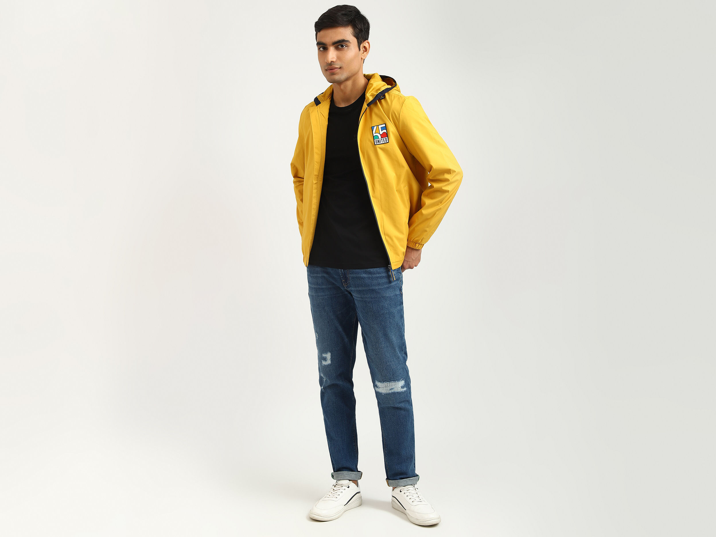 Benetton yellow jacket sale