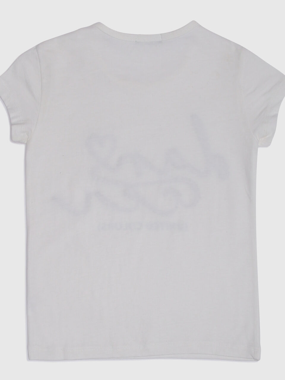 Short Sleeve Solid Round Neck T-Shirt image number 2