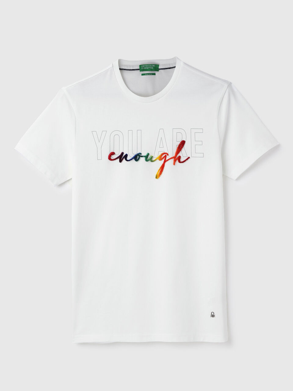 YOU ARE ENOUGH PIMA JERSEY TEE image number 1
