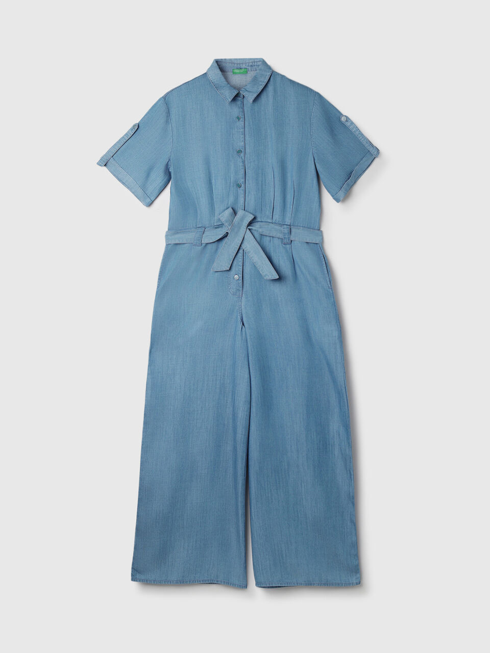 S/S FULL LENGTH TENCEL JUMPSUIT image number 1