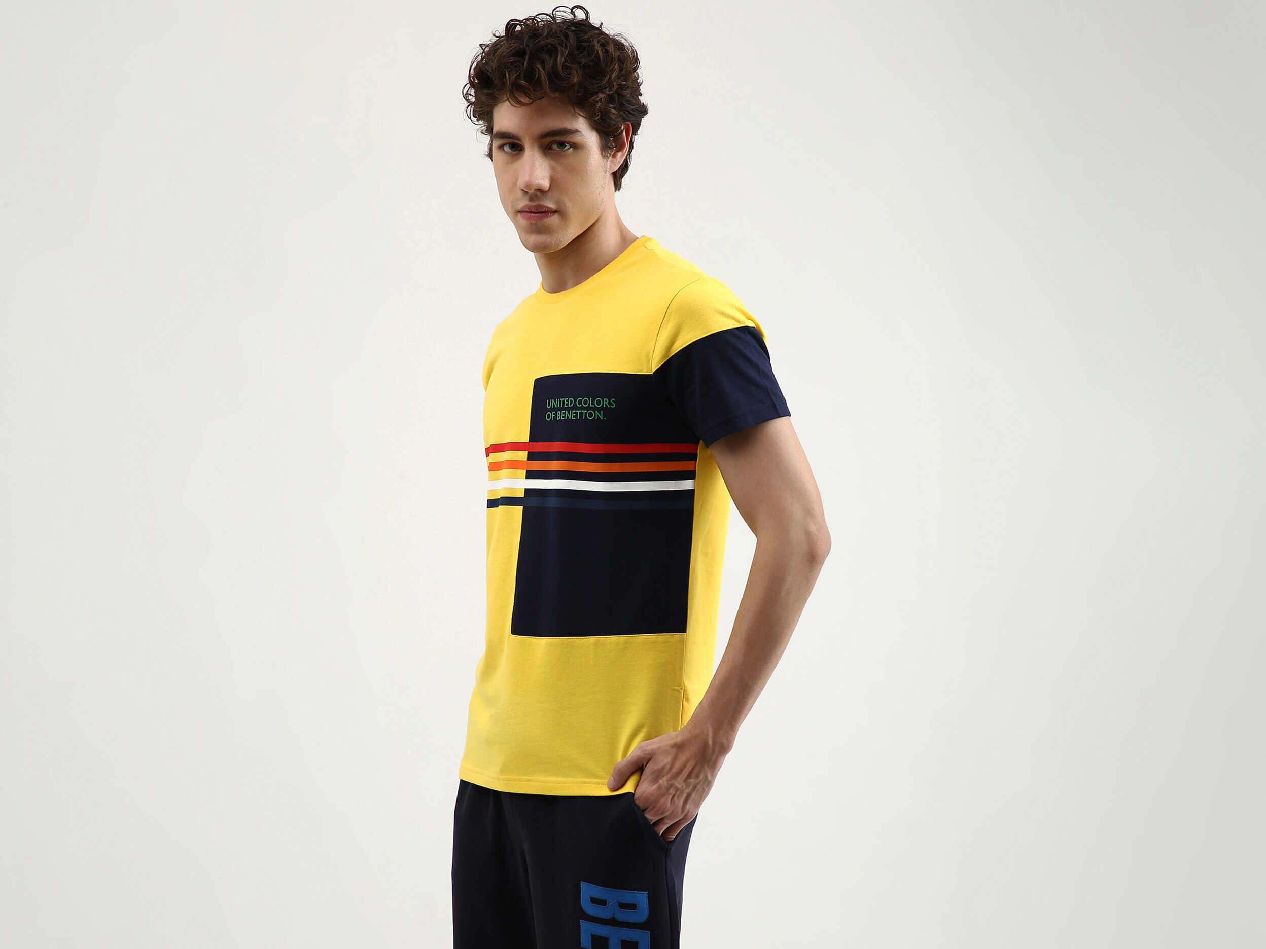 Yellow T Shirt Yellow Benetton