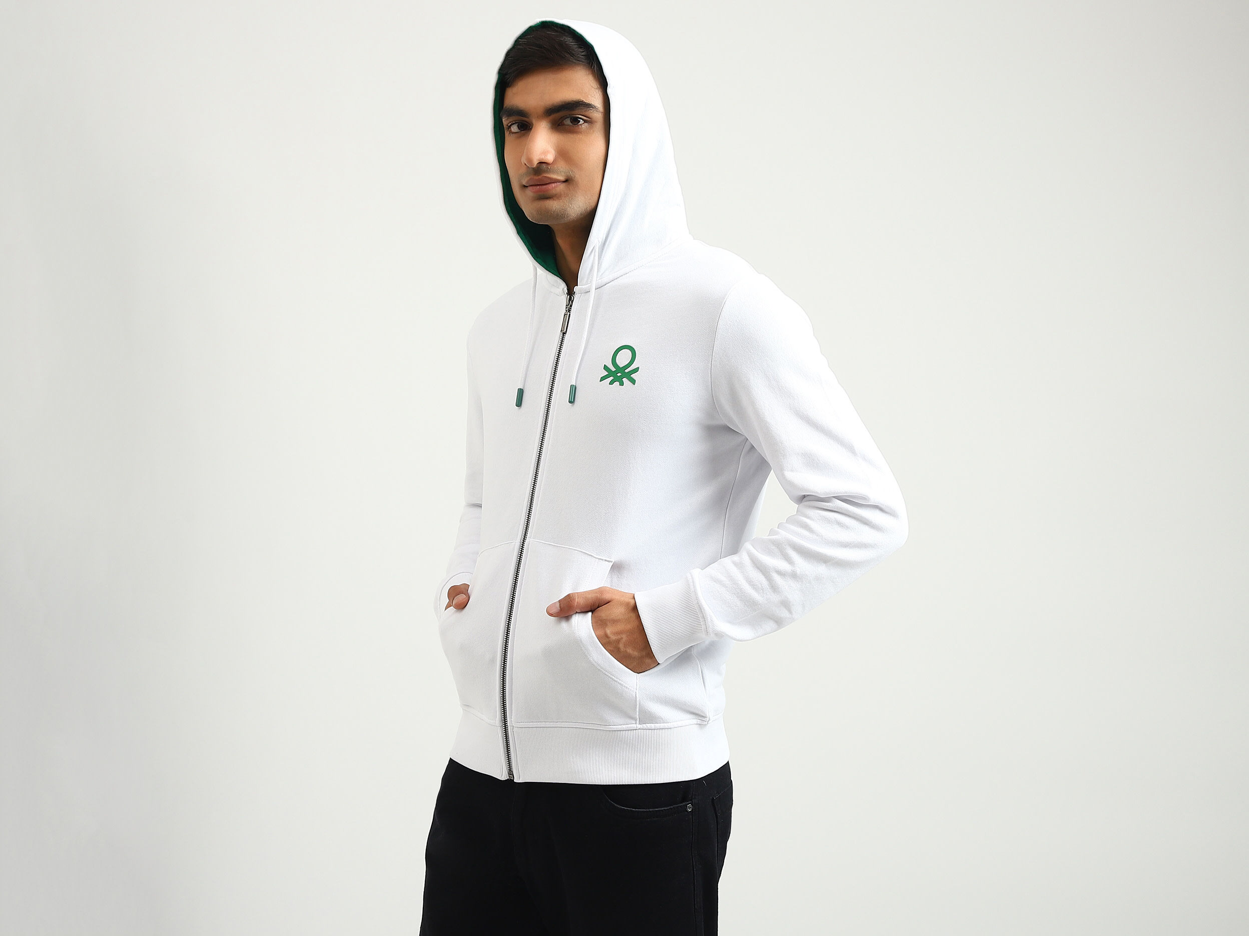 White hooded cheap