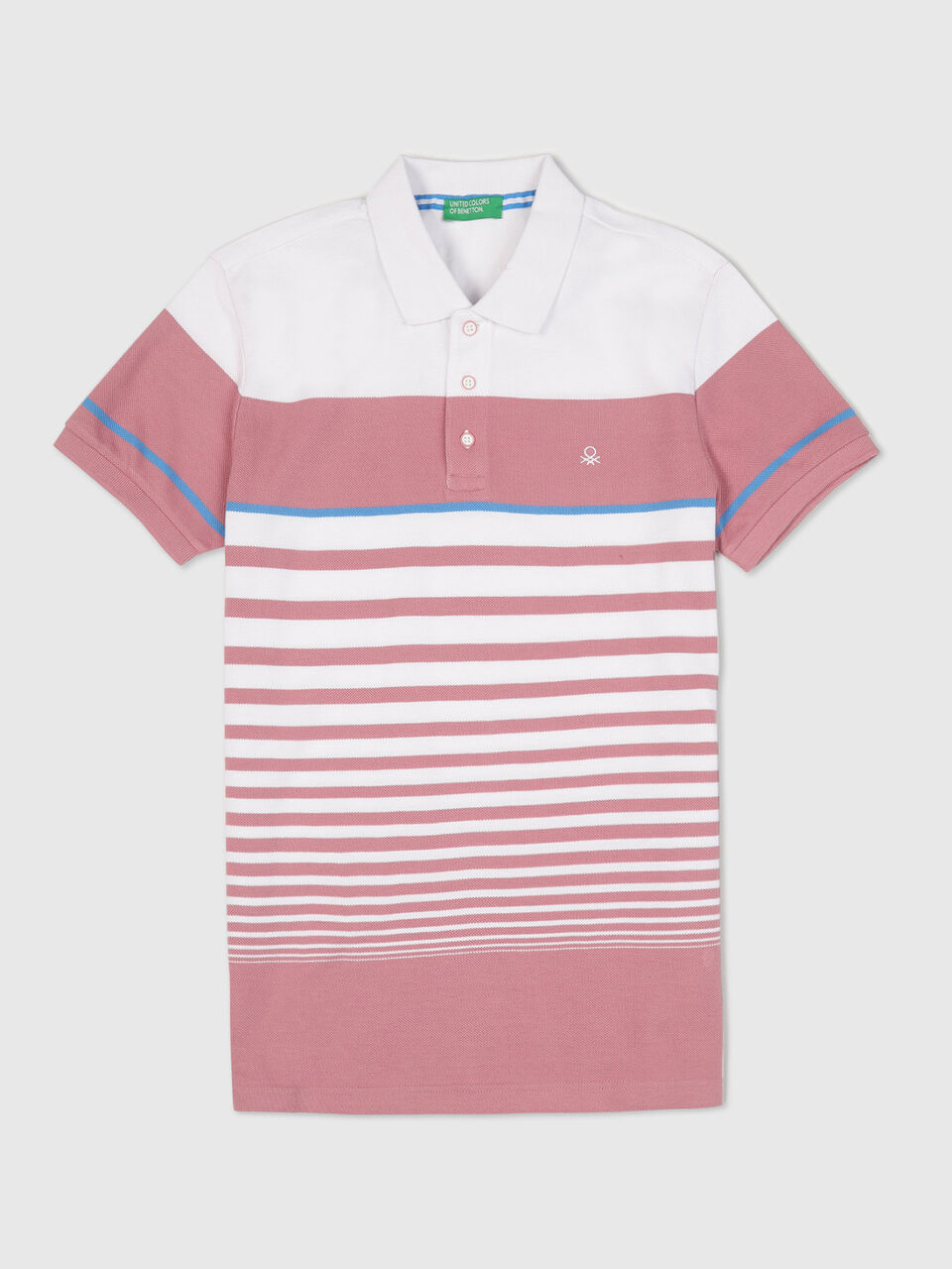 Dtp Gradation Striped Polo image number 1