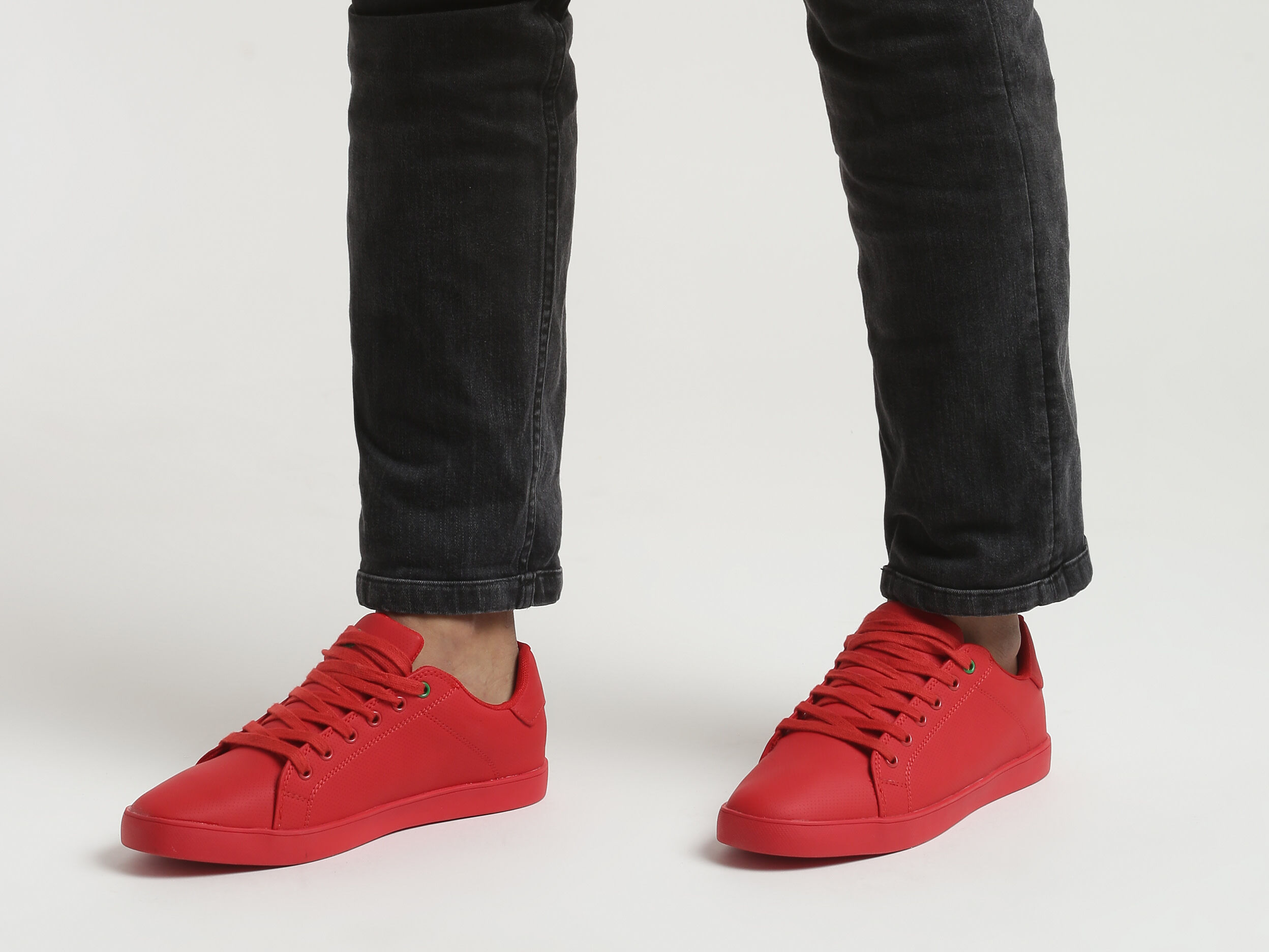 United colors of benetton red shoes sales