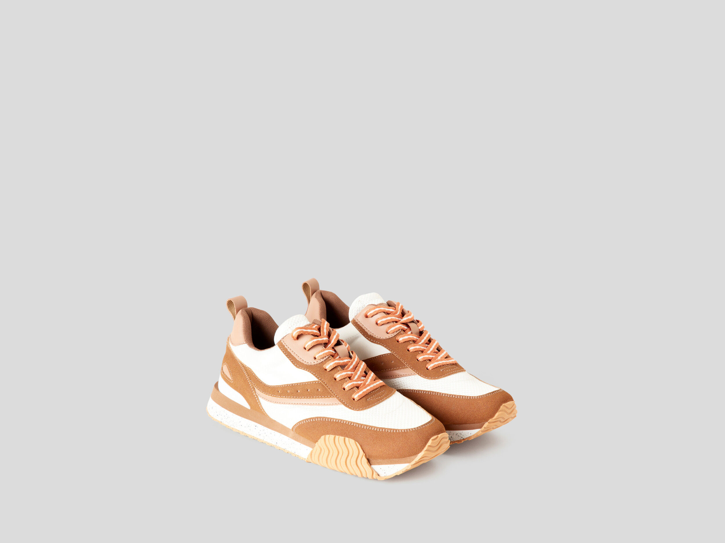 Mens Chunky Sneaker - Brown | Benetton