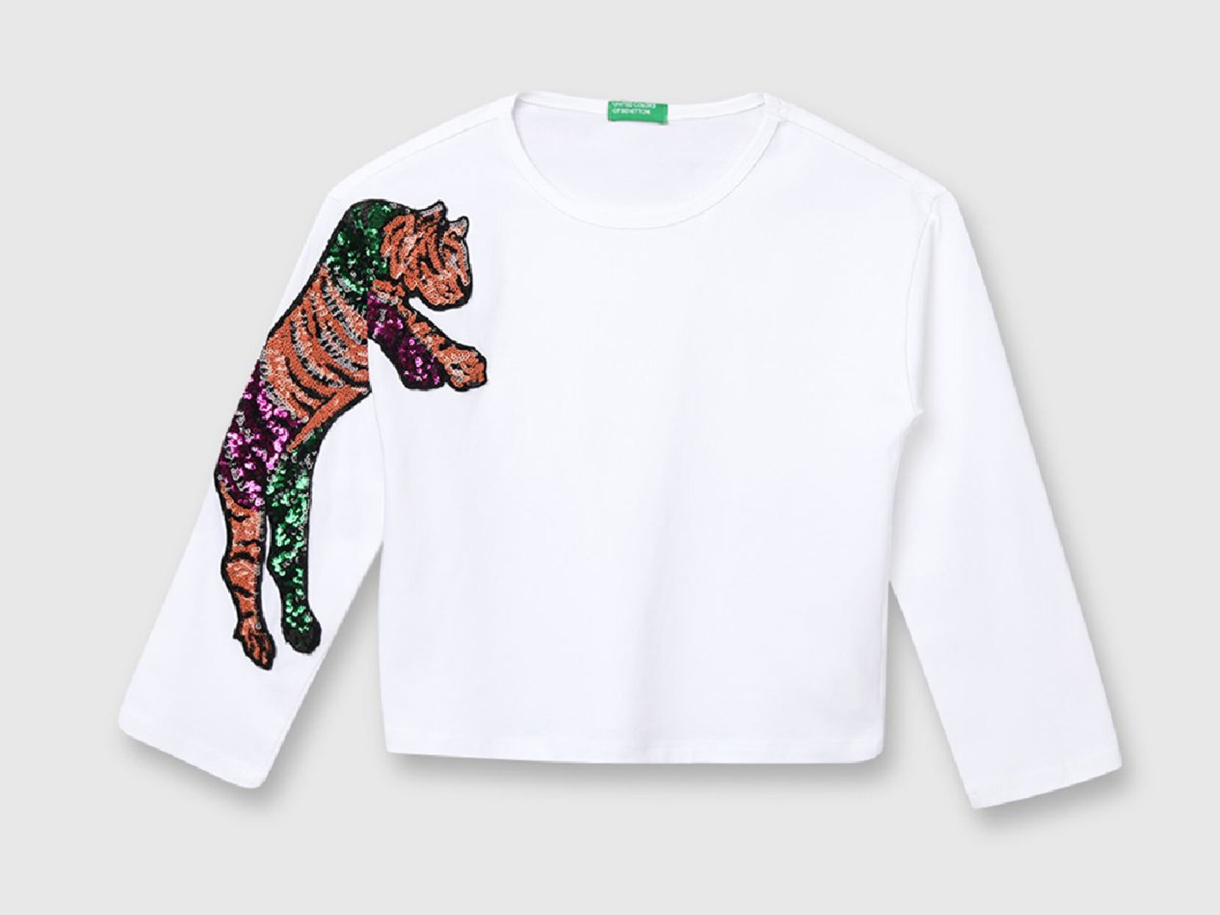 Tシャツ・カットソー LEOPARD SEQUINS T-SHIRT Crush Embellished Tee Dark Leopard Online | Zimmermann