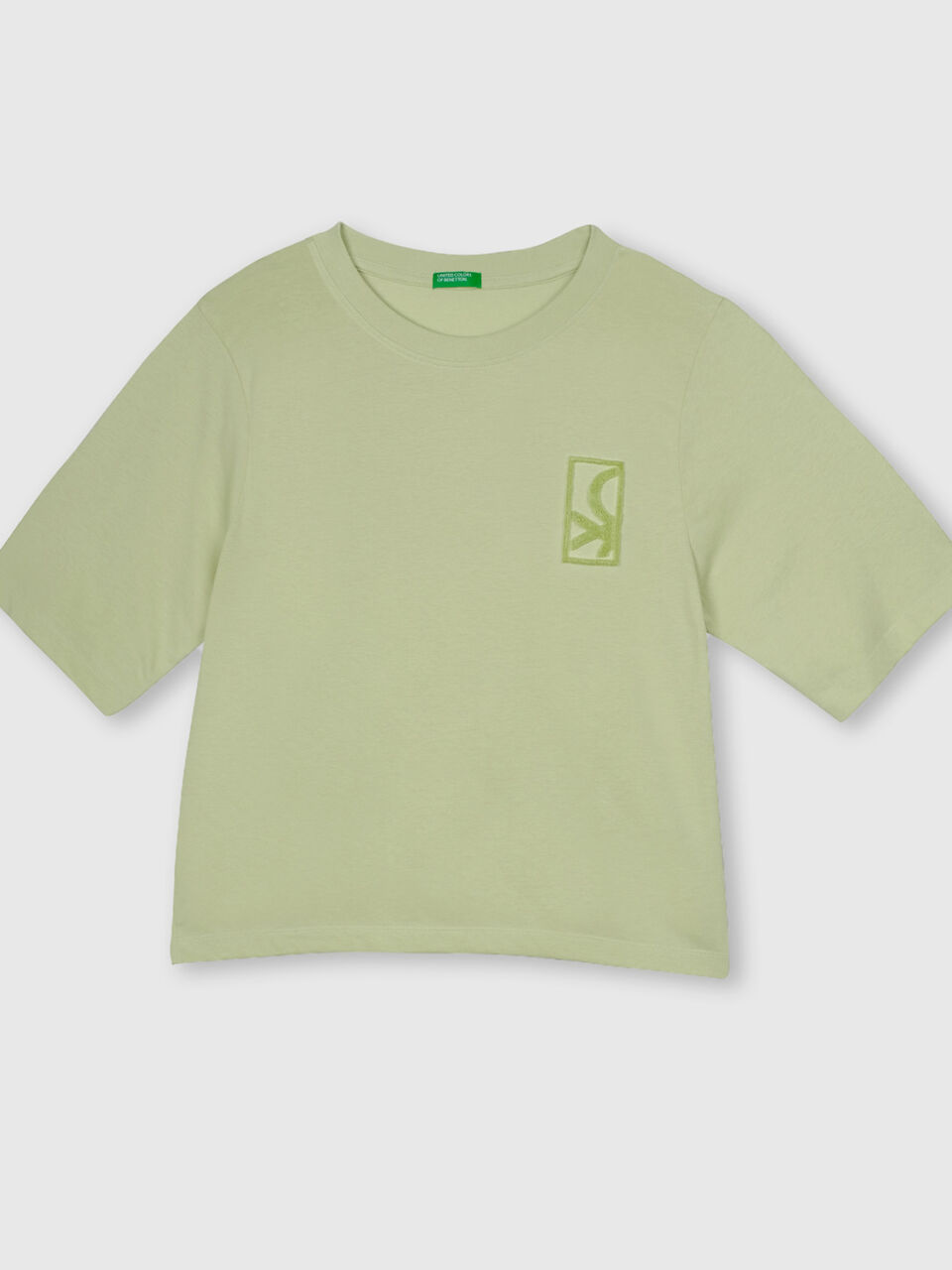 Short sleeved shirt with flock print image number 1