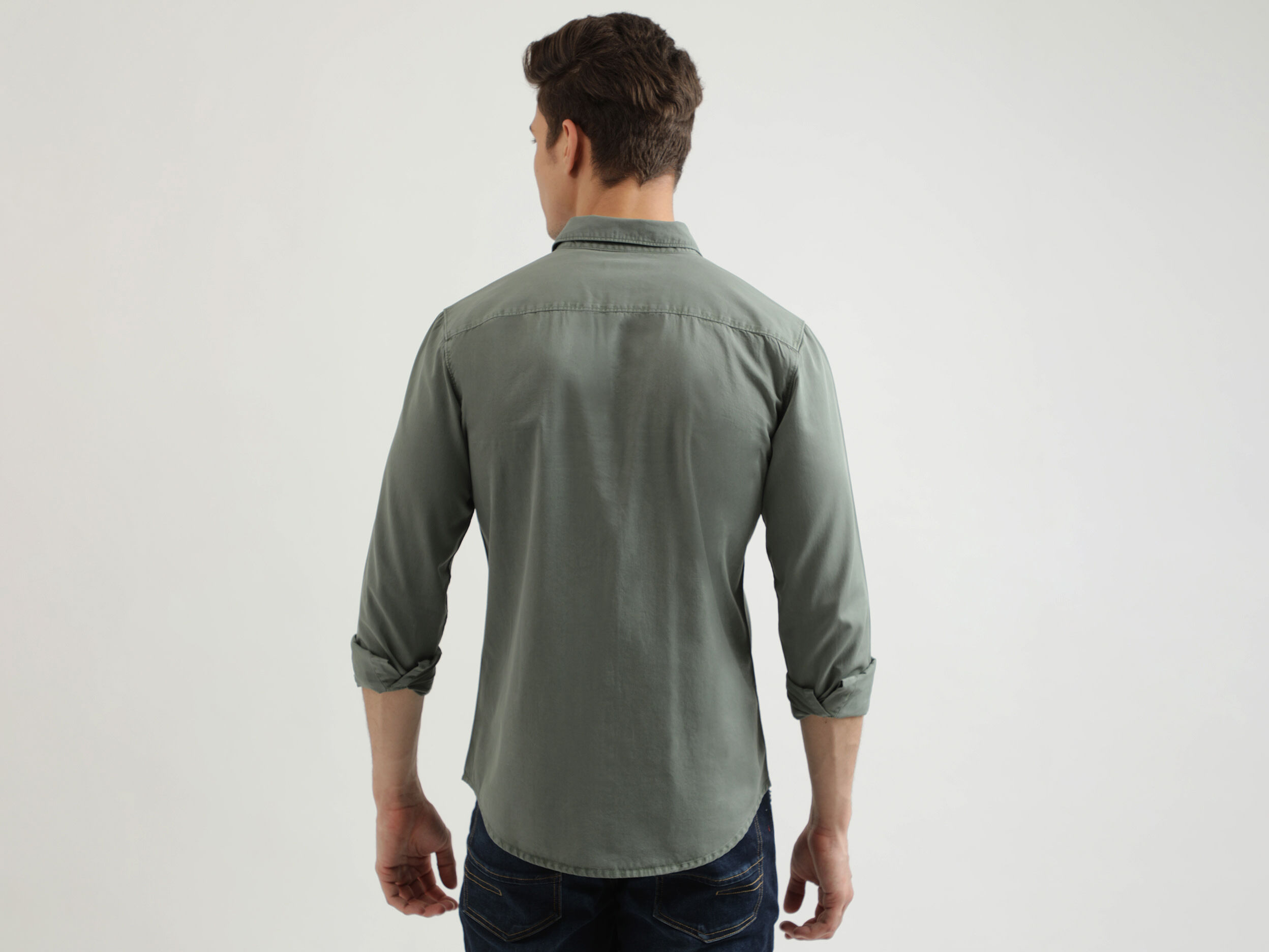 Olive Shirt - Green | Benetton