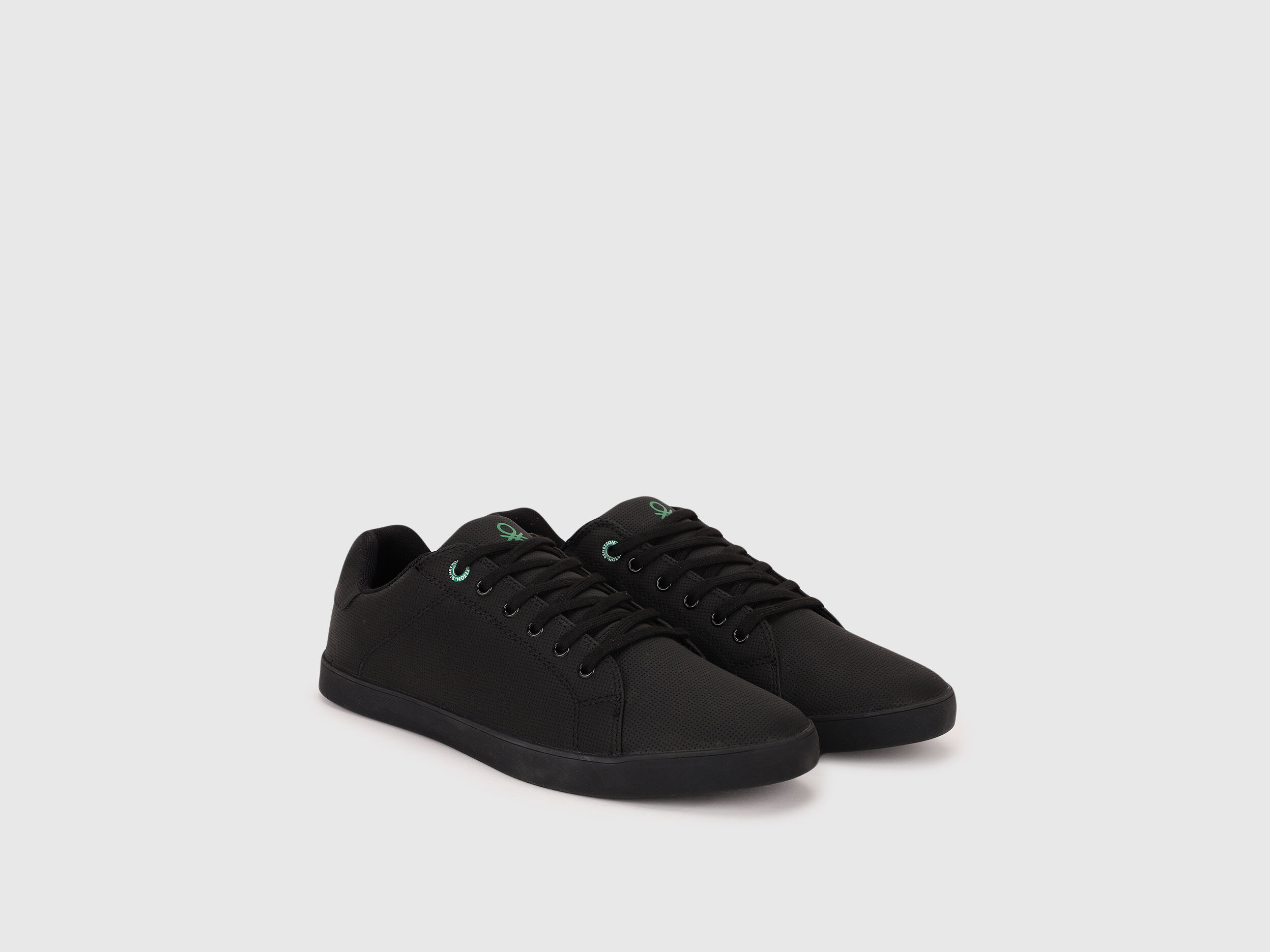 Benetton shoes black shop