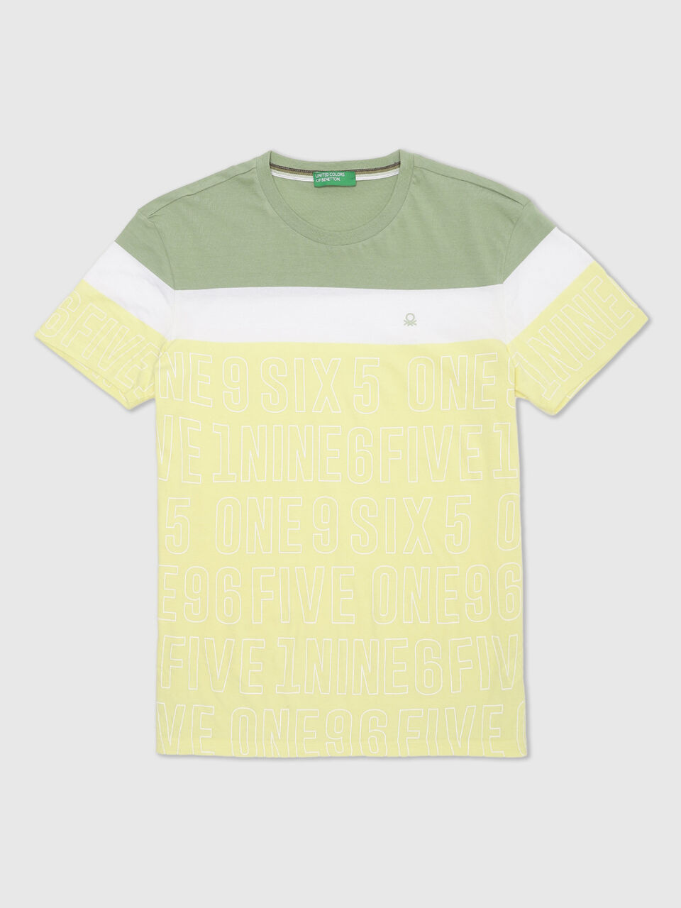 Color Blocked AOP Jersey Tee image number 1