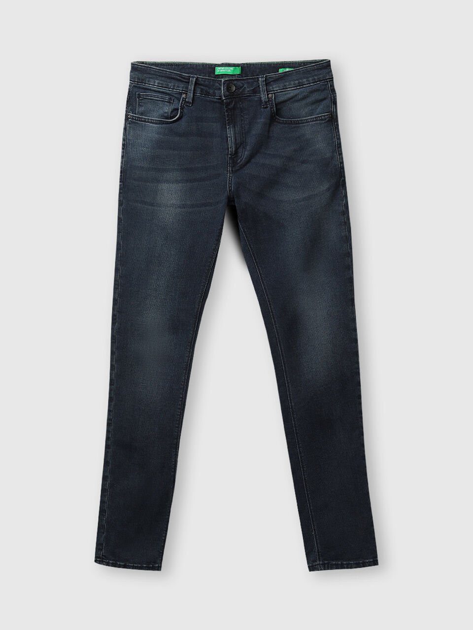Mid Shade Washed Skinny Jeans image number 1