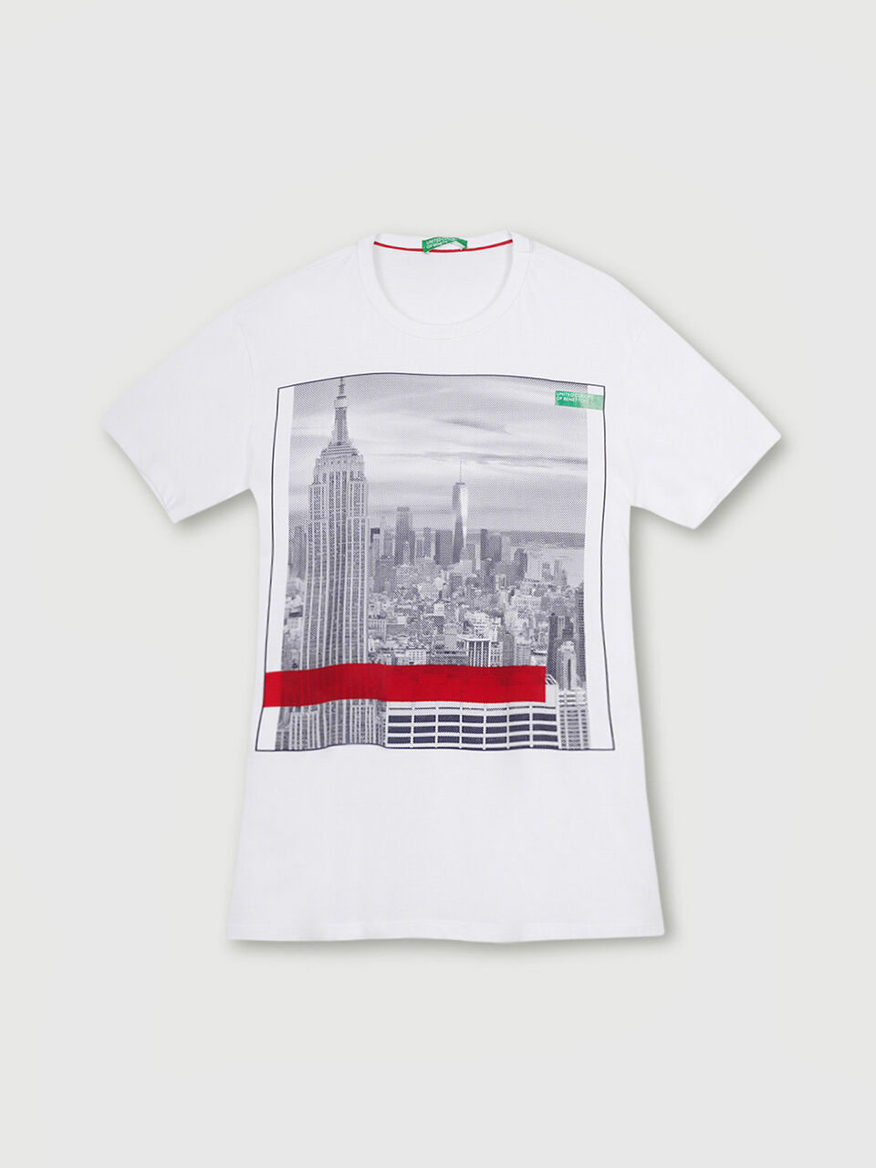 Cotton Short Sleeve City Print Tee image number 1