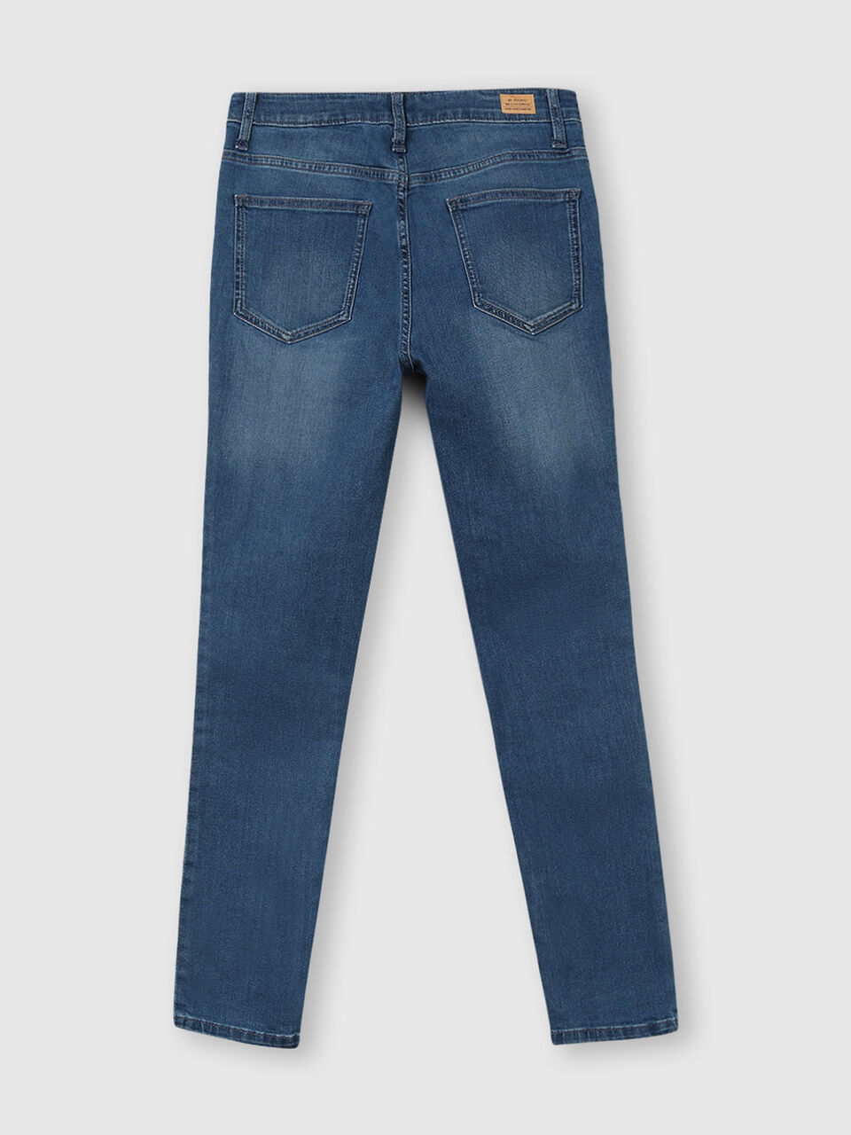 Cotton Skinny Fit Jeggings in Blue Tones image number 2