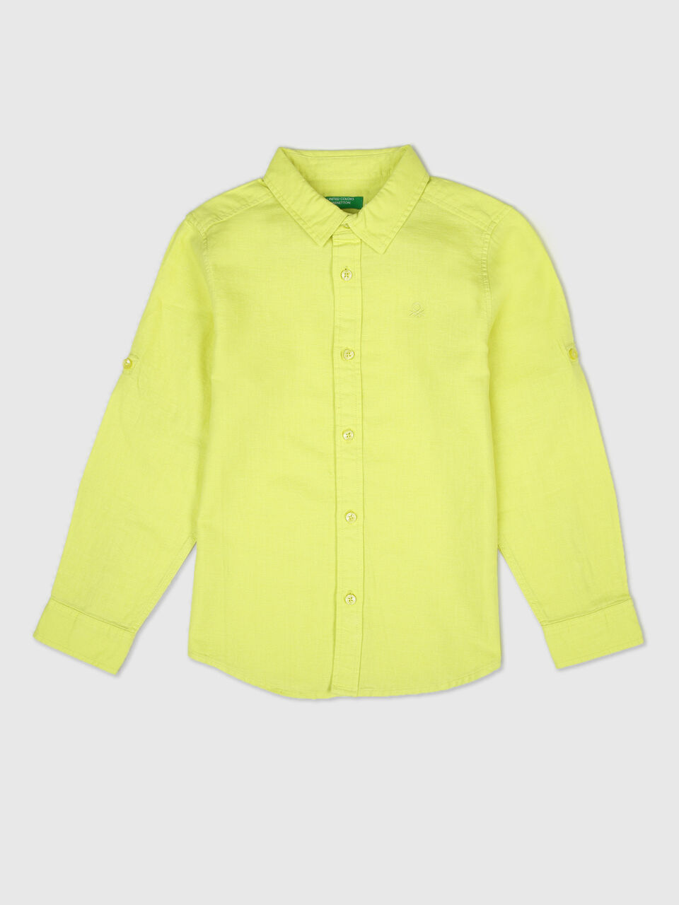 Solid Linen Shirt image number 1