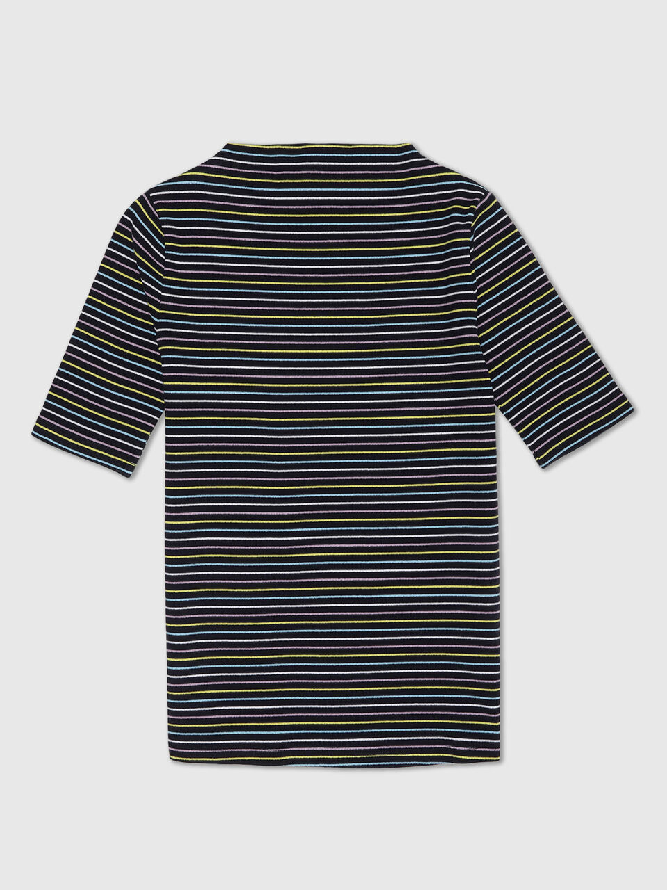 3/4Th Slv Multicolor Y/D Top image number 2