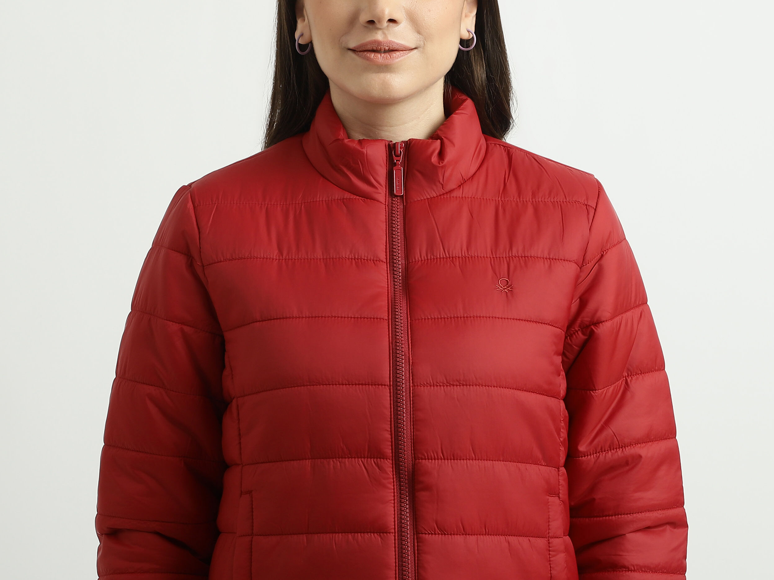 Benetton red jacket deals