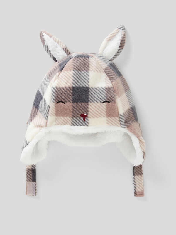 Patterned hat with ear flaps New Born (0-18 months)