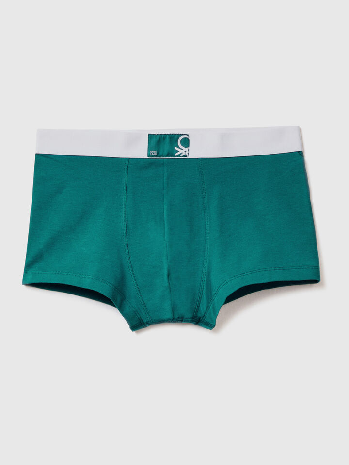 Boxers in stretch organic cotton image number 1