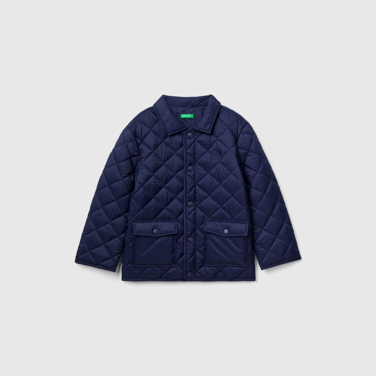 Quilted shop rain jacket