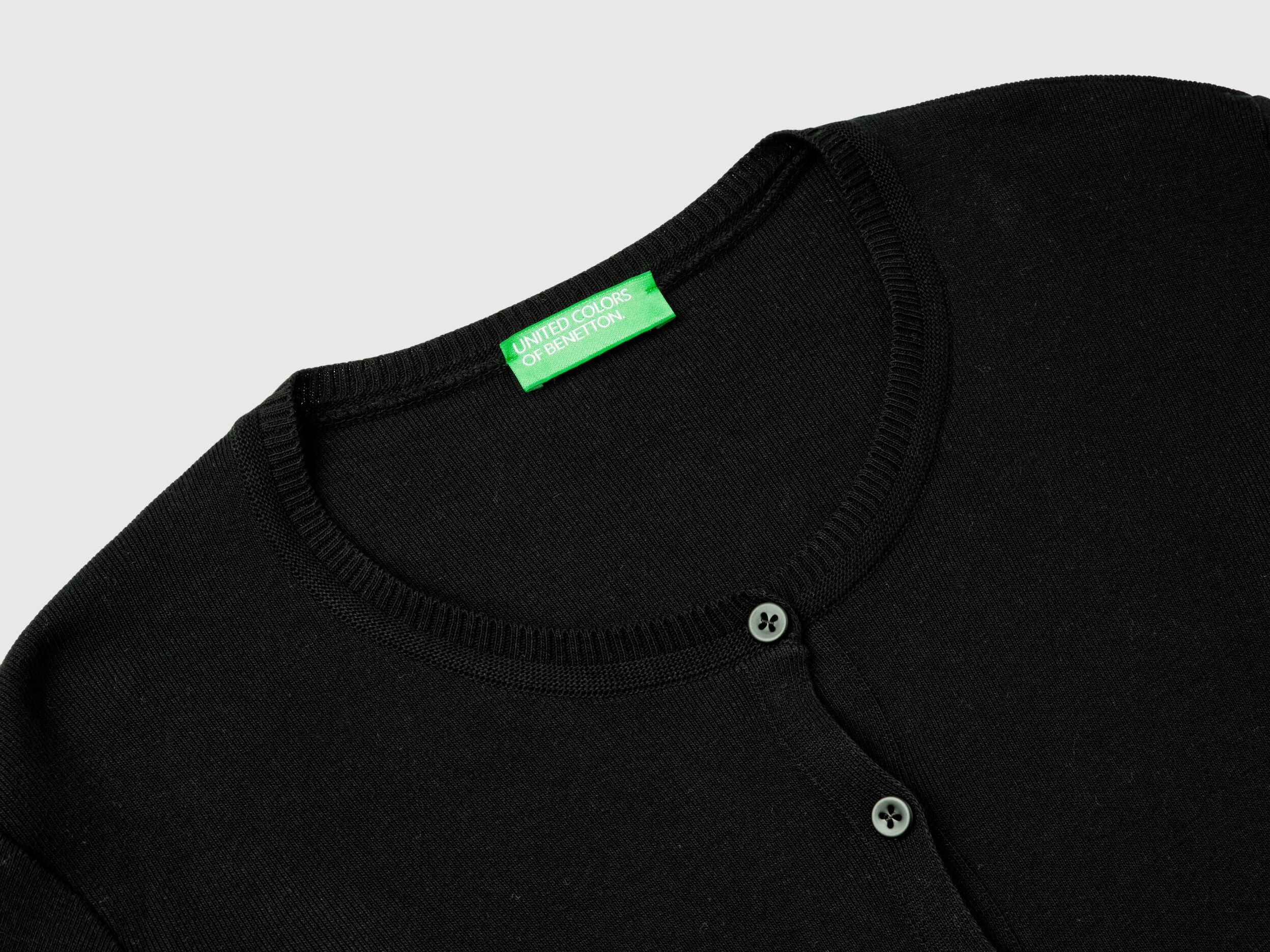 Benetton round neck cardigan 2025