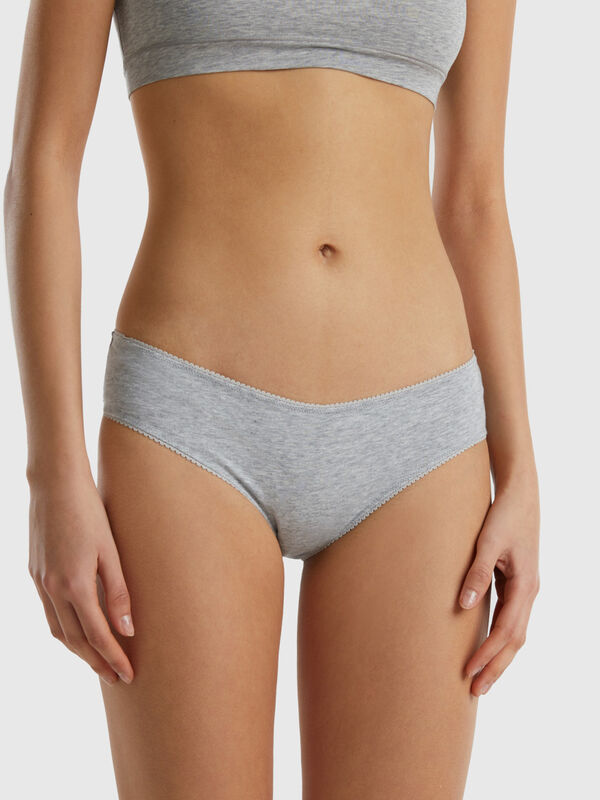 Basic underwear in stretch organic cotton Women