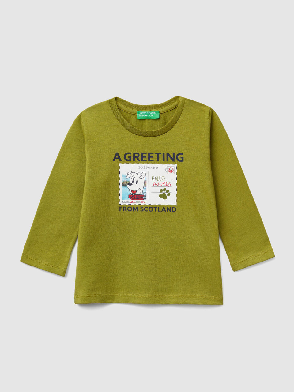 T-shirt with postcard print Junior Boy image number 1