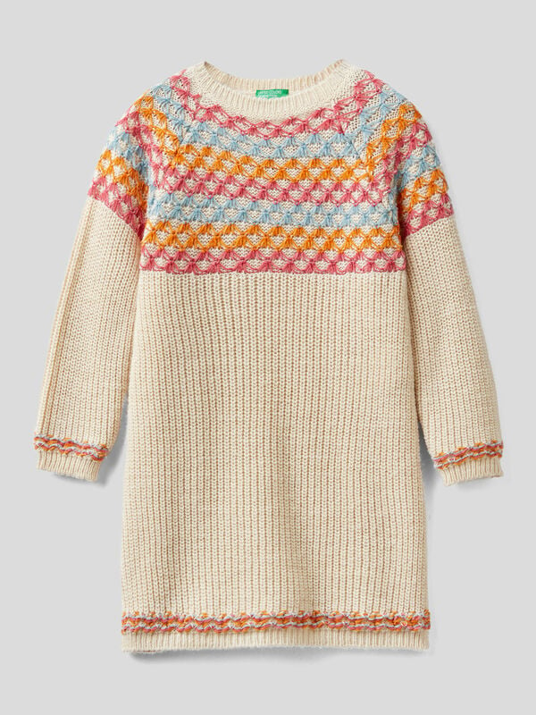 Warm knit dress Junior Girl