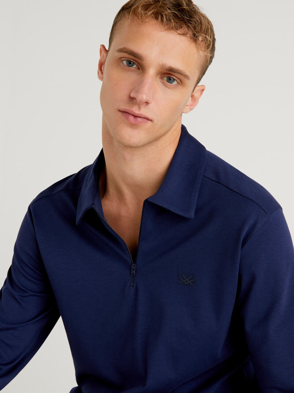 Men s Long Sleeve Polos New Collection 2024 Benetton
